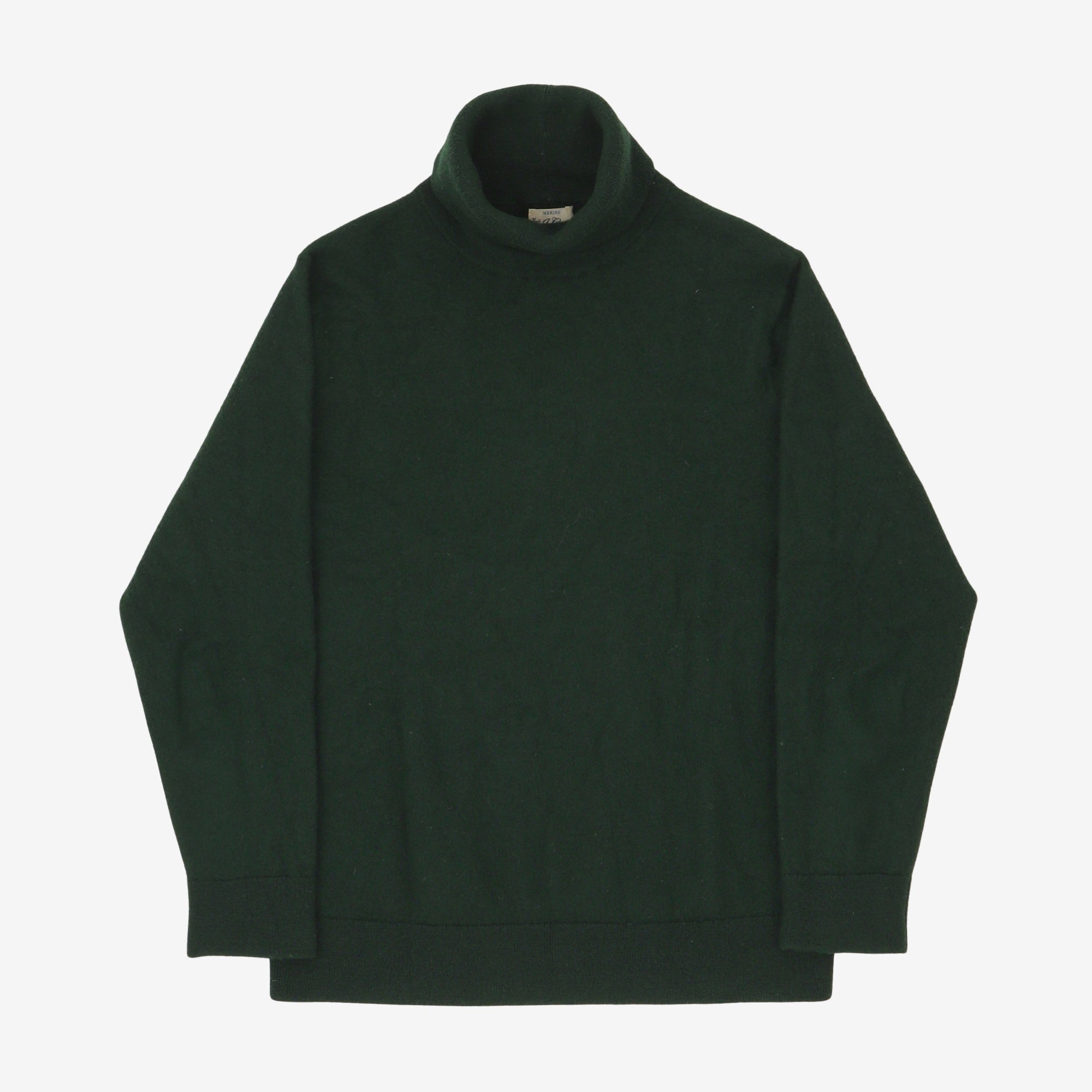 Boiled Merino Wool Turtleneck