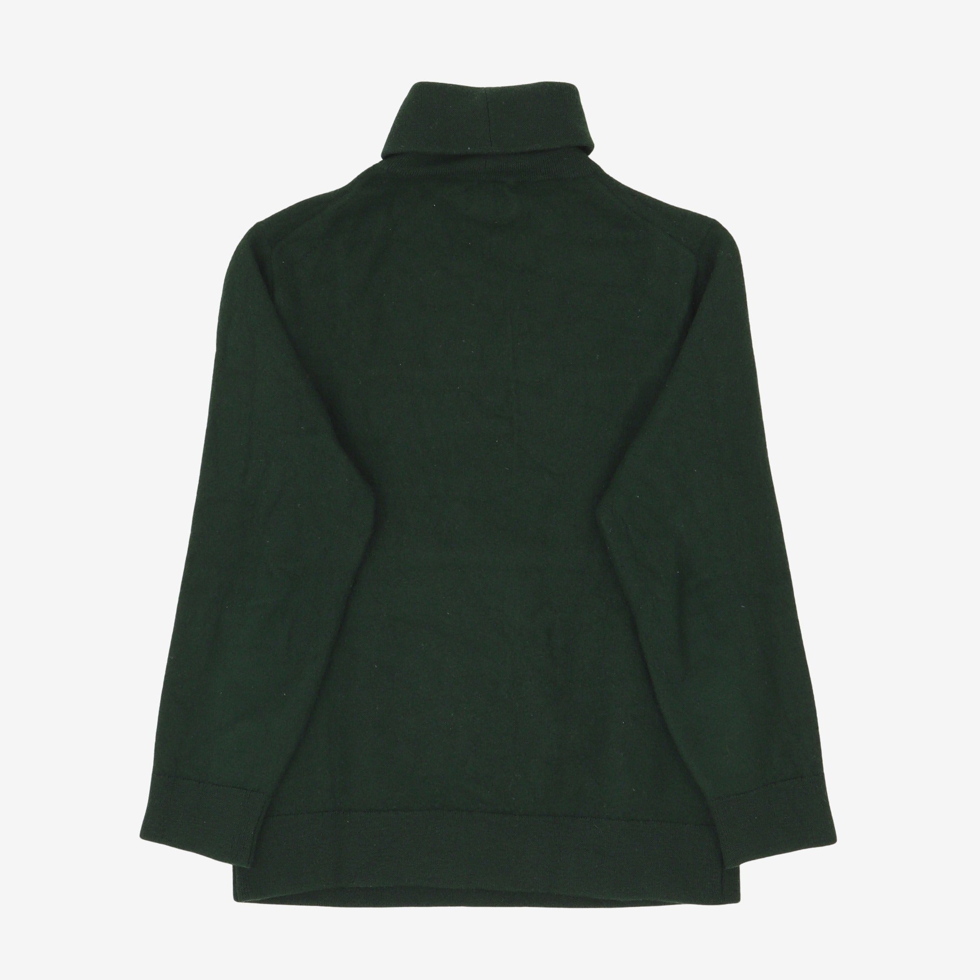 Boiled Merino Wool Turtleneck