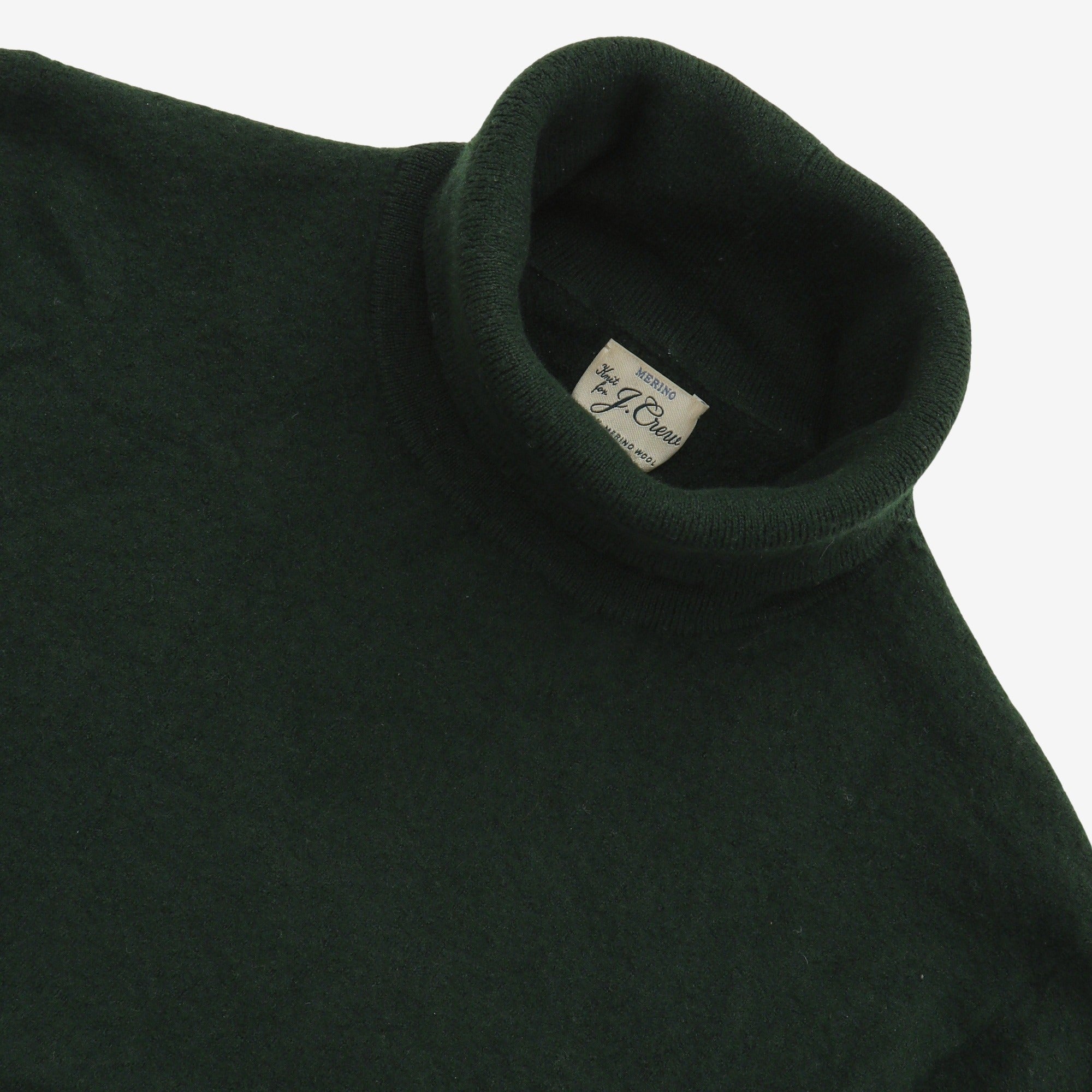 Boiled Merino Wool Turtleneck