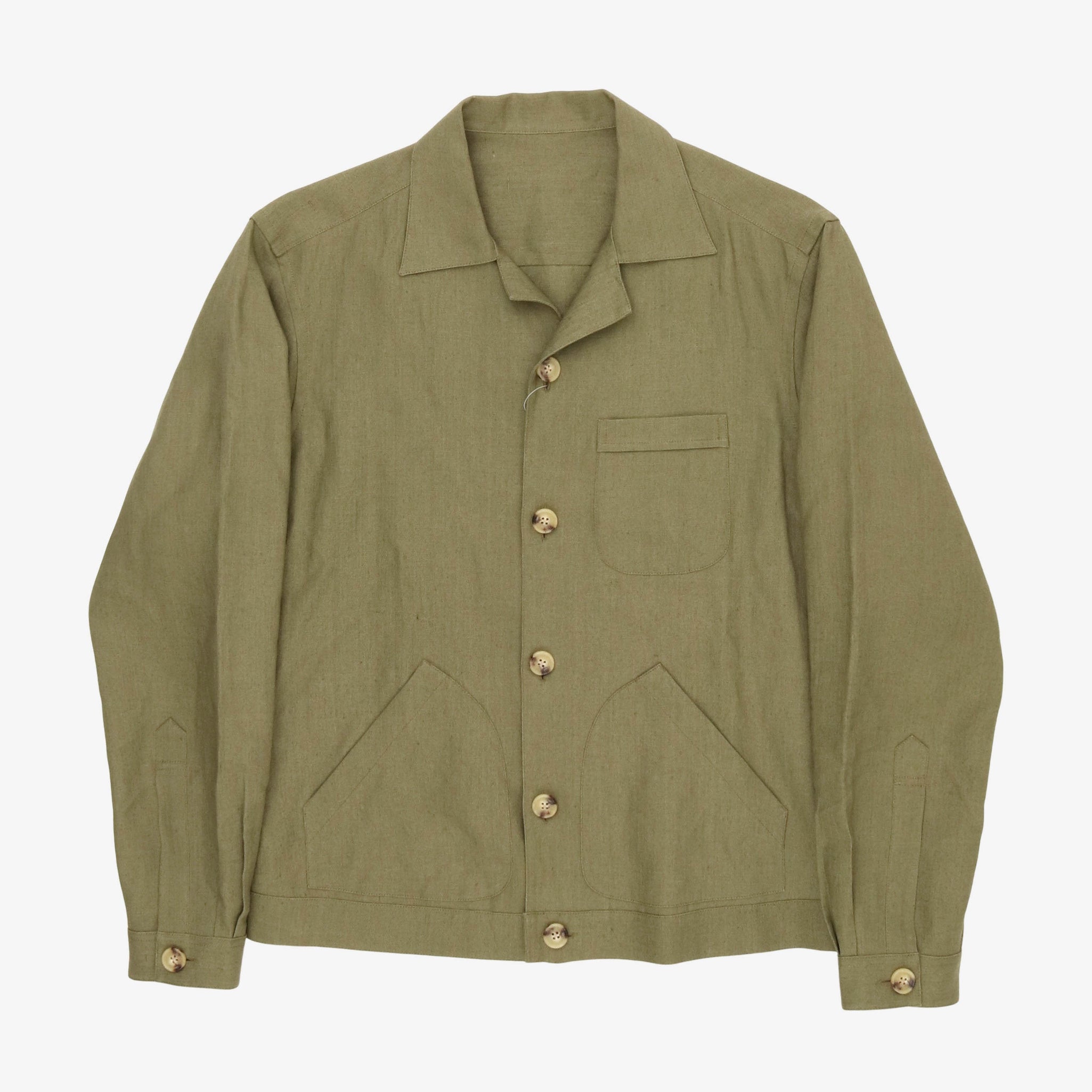3 Pocket Linen Blouson