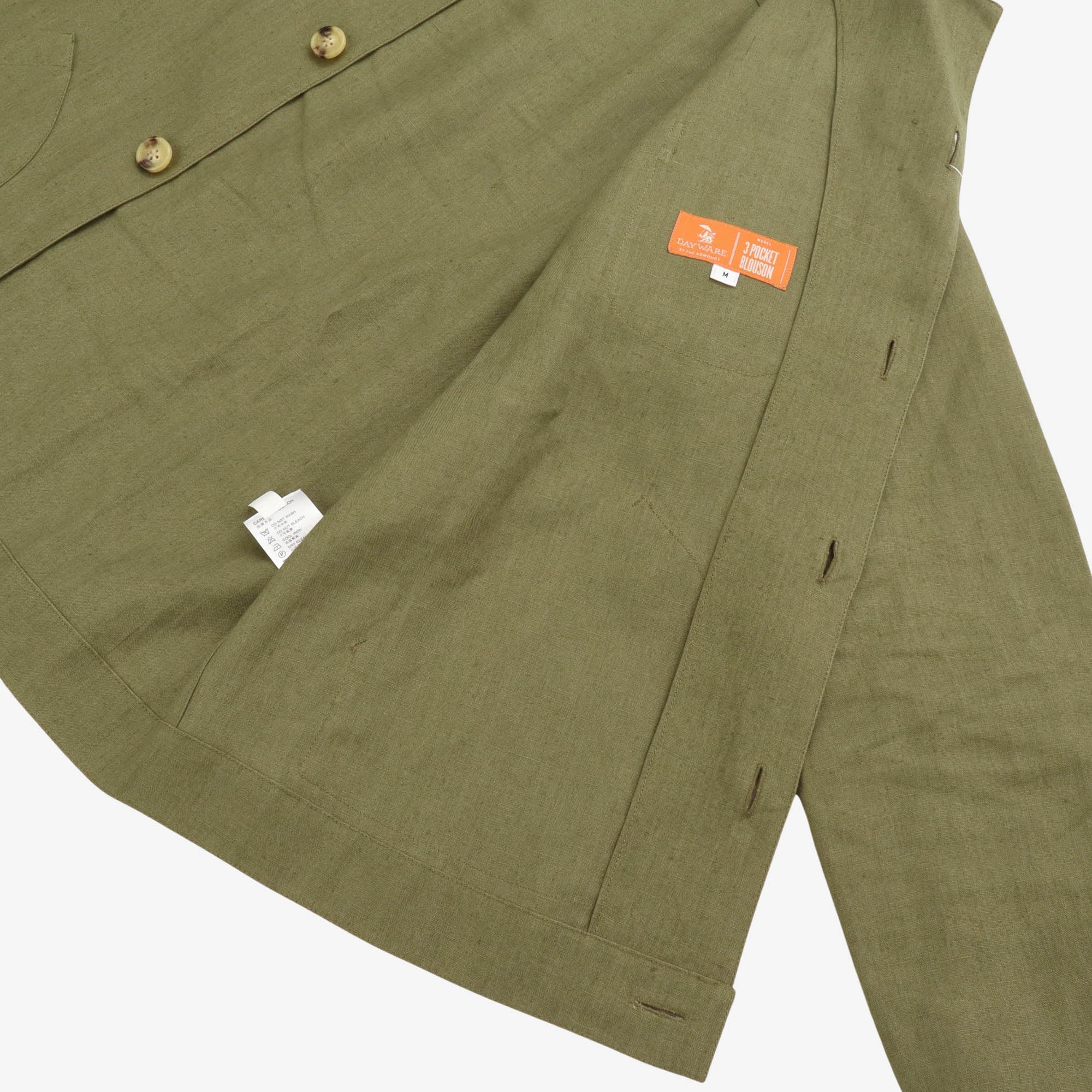 3 Pocket Linen Blouson