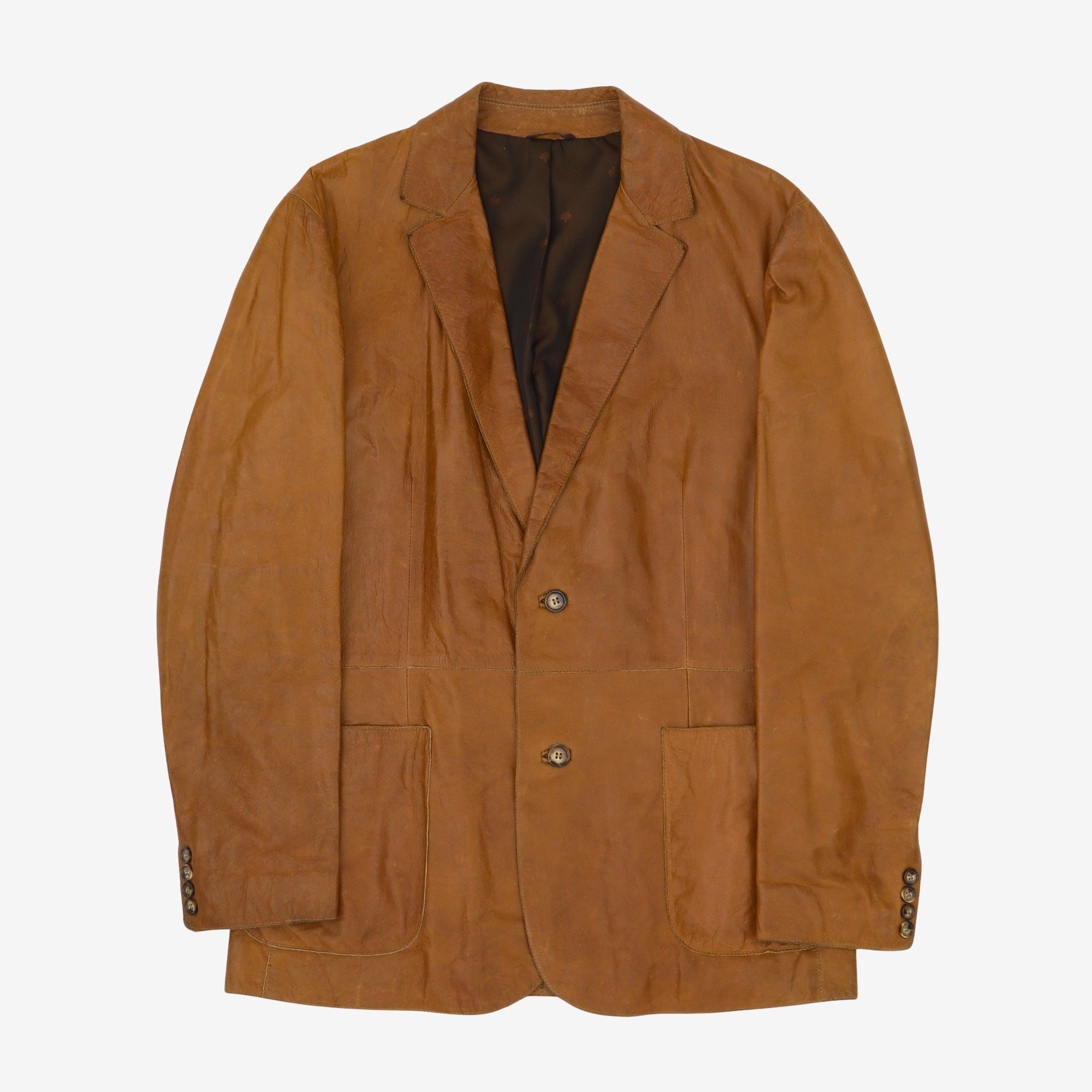 Vintage Leather Blazer