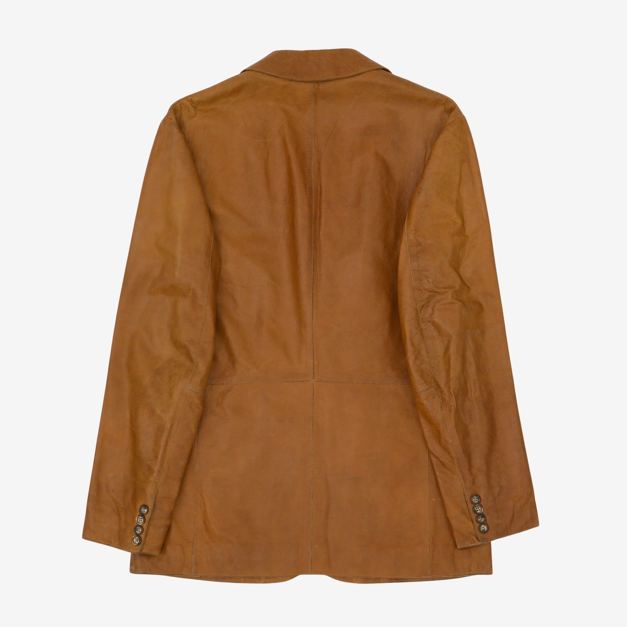 Vintage Leather Blazer