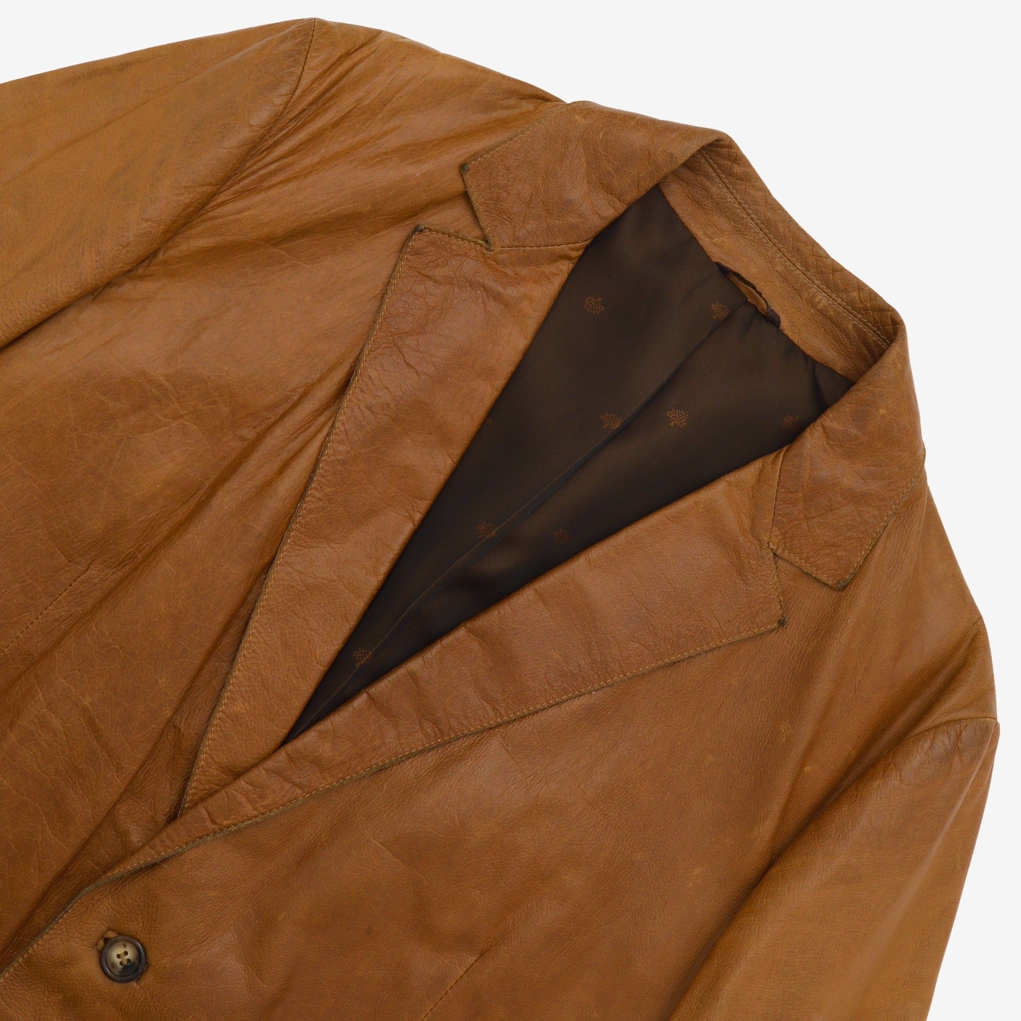 Vintage Leather Blazer