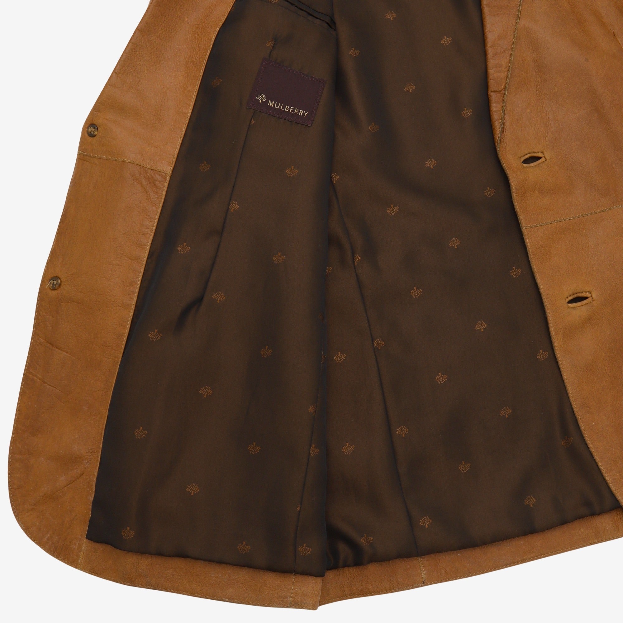 Vintage Leather Blazer