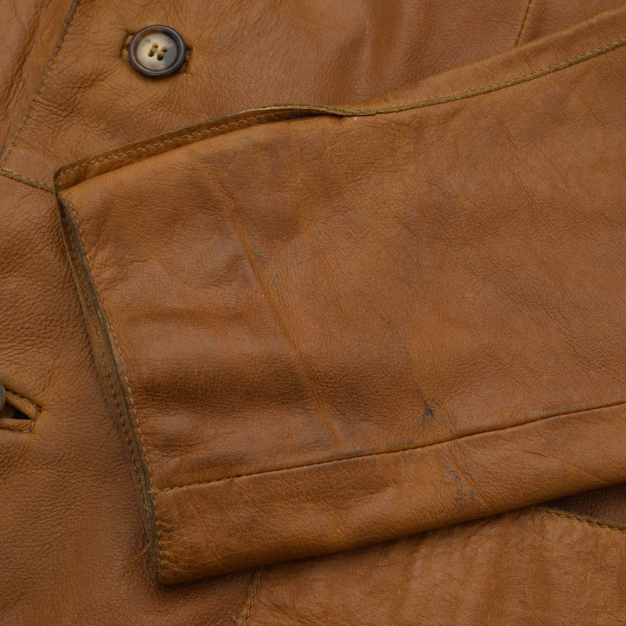 Vintage Leather Blazer