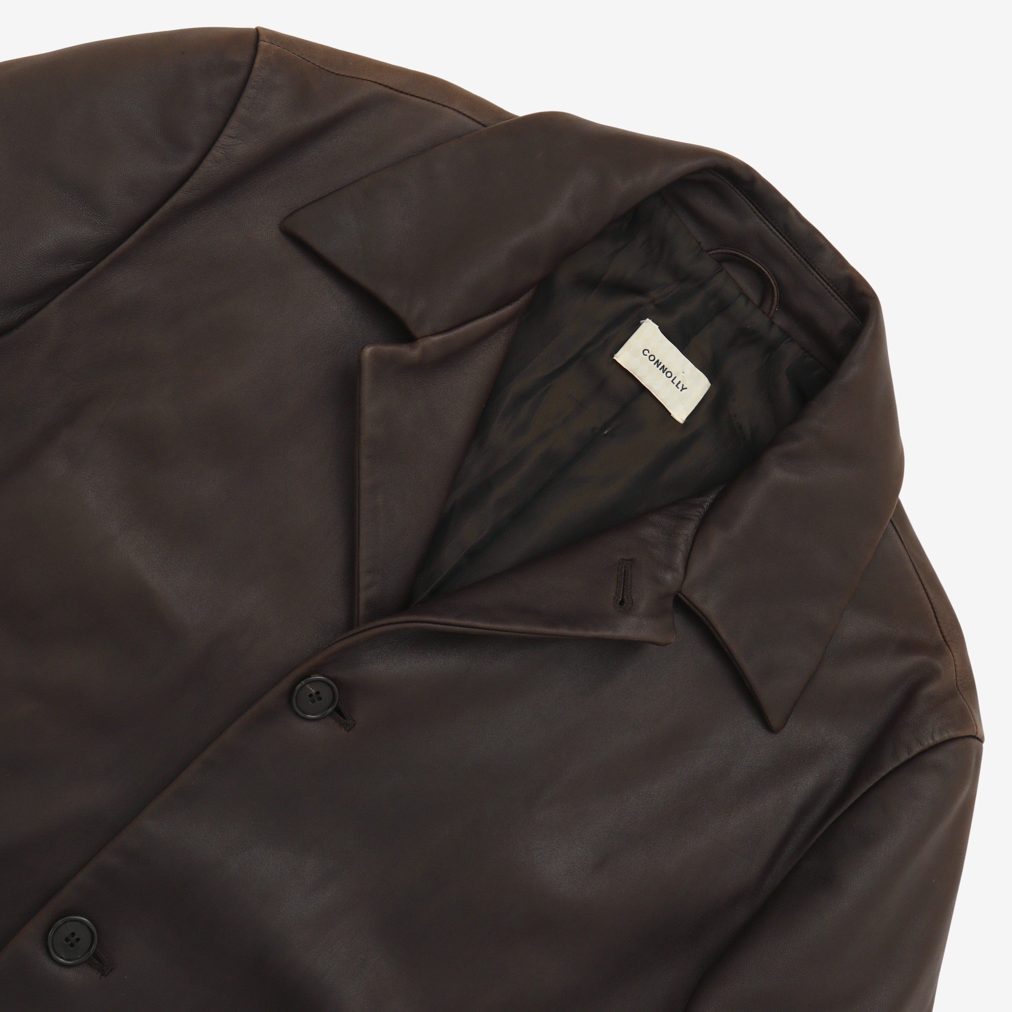 Leather Car Coat