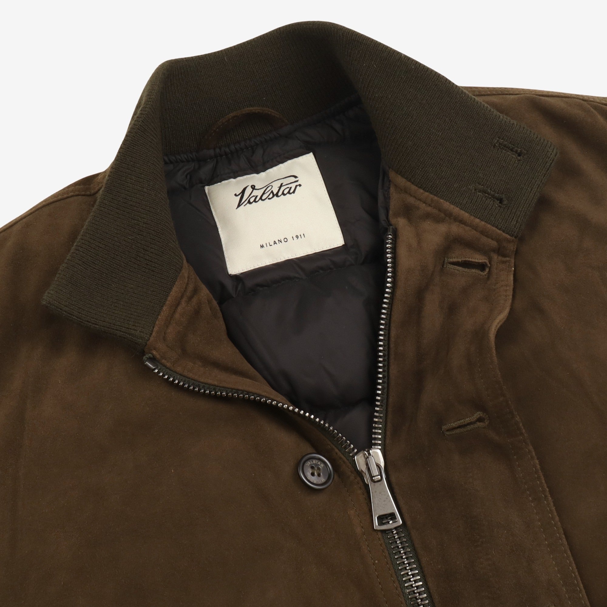 Valstarino Quilted Suede Jacket