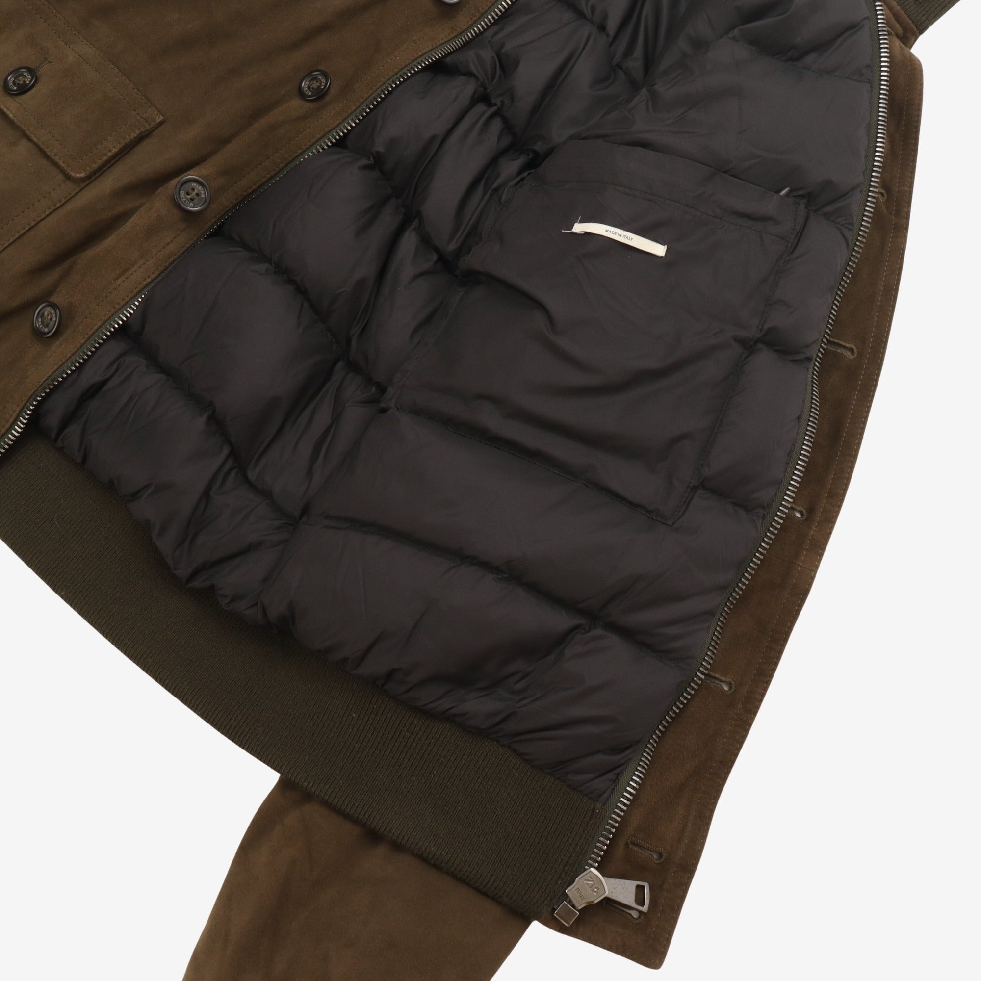 Valstarino Quilted Suede Jacket