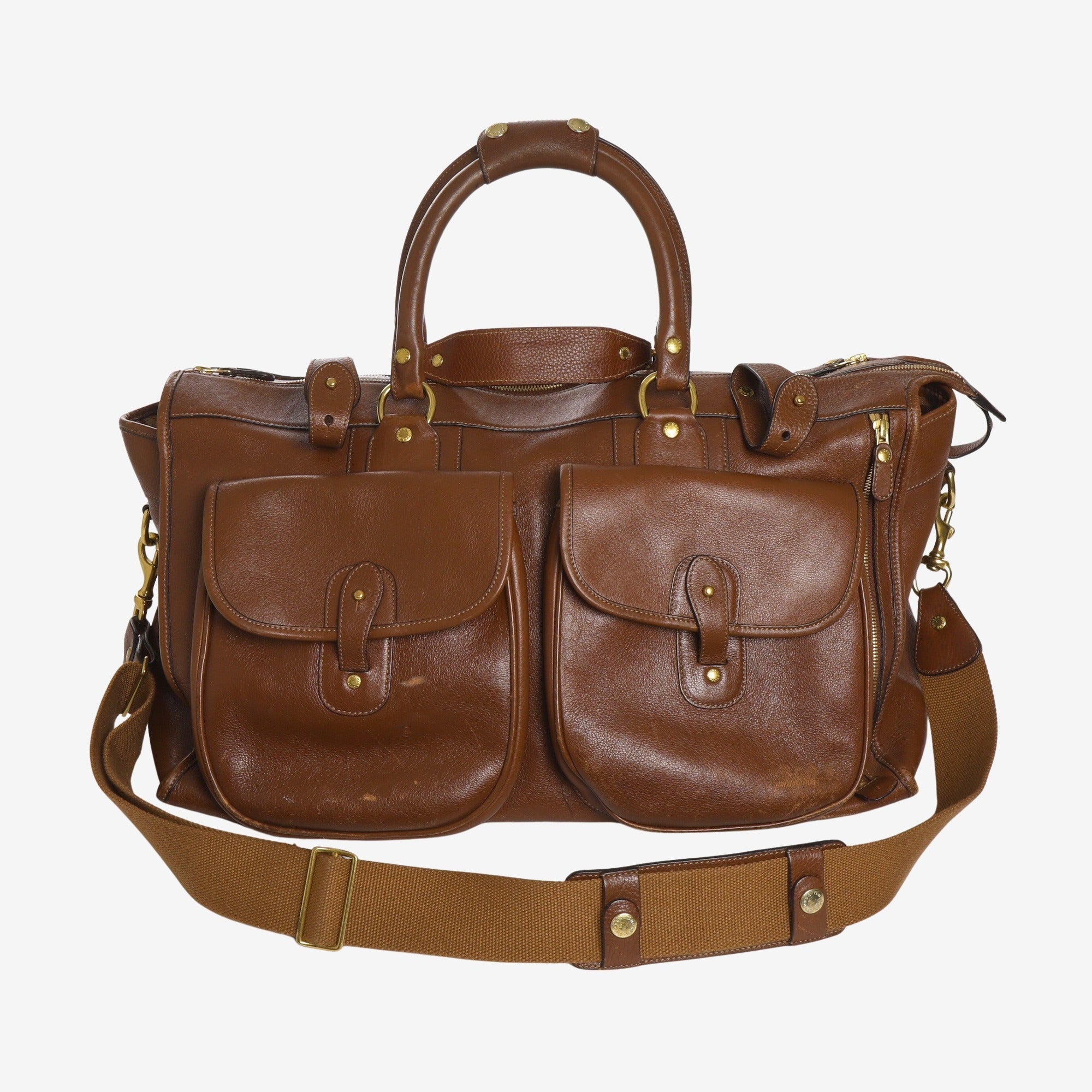 Express No 2 Leather Weekender Bag