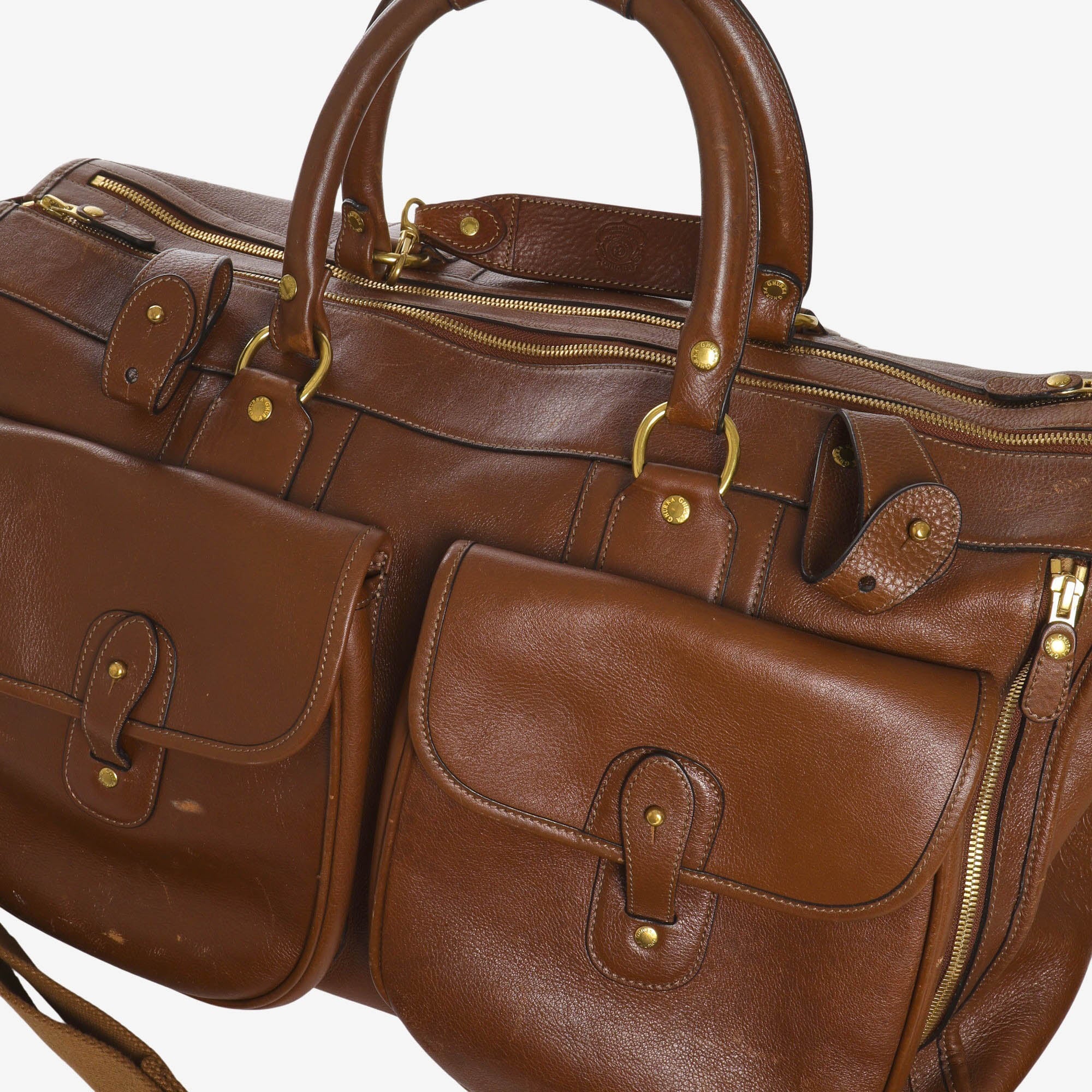 Express No 2 Leather Weekender Bag