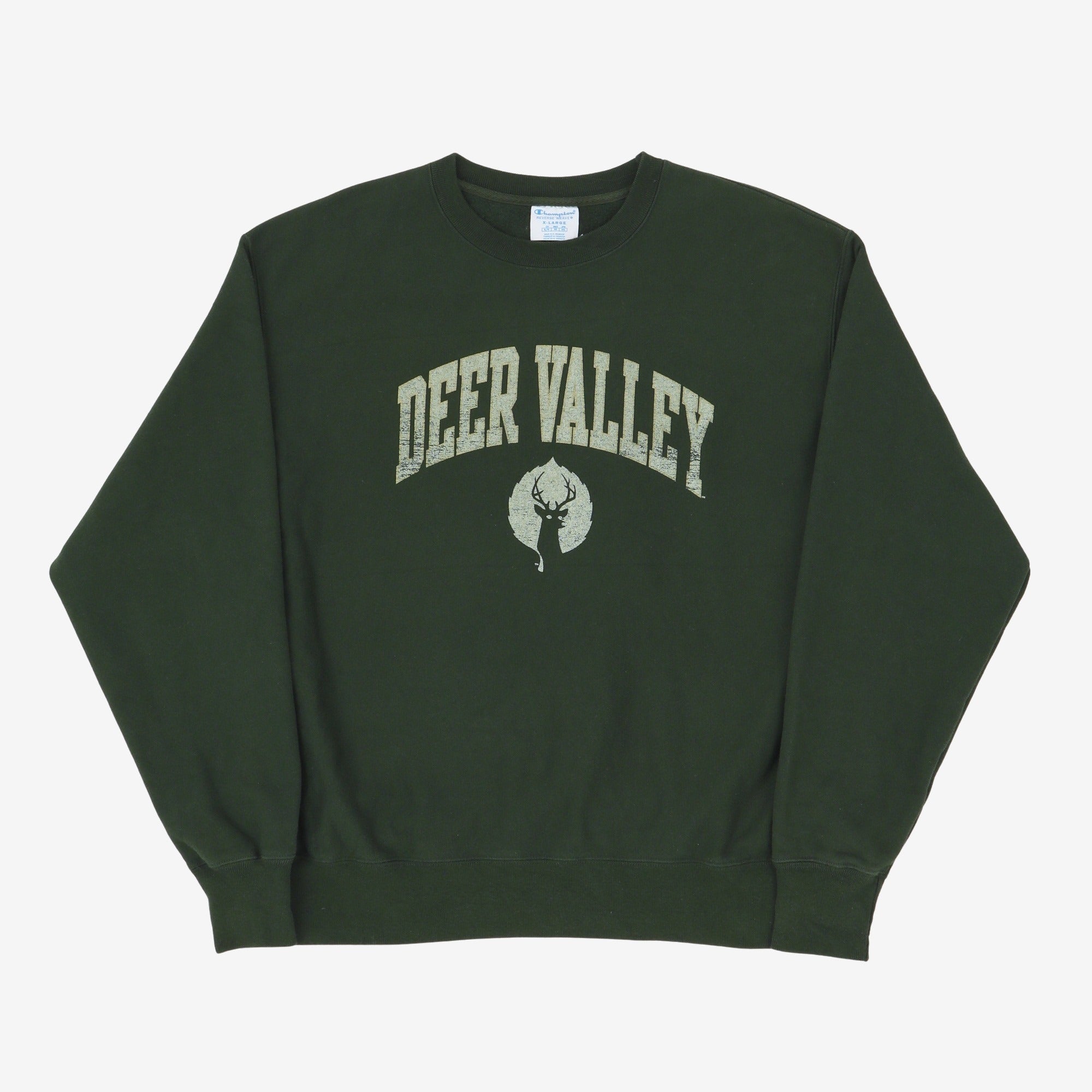 Reverse Weave Deer Valley Sweatshirt