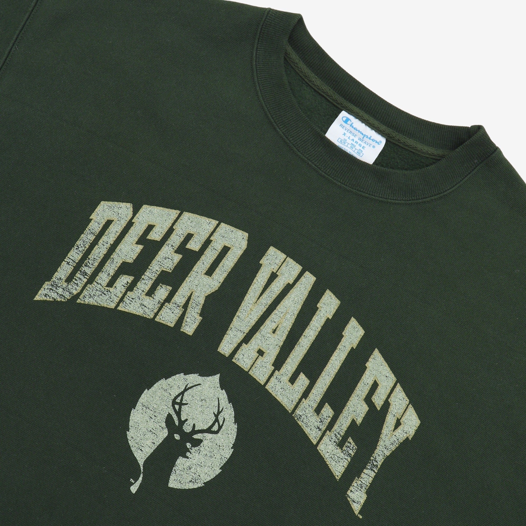 Reverse Weave Deer Valley Sweatshirt