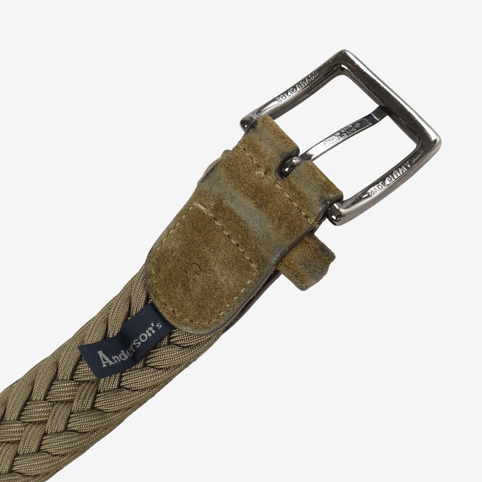Suede Woven Belt