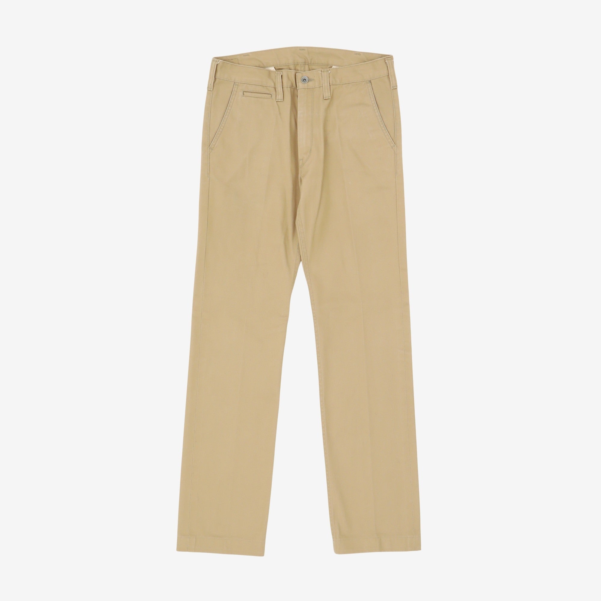 9oz Mercerised Selvedge Relaxed Taper Chinos (33W X 32.5L)
