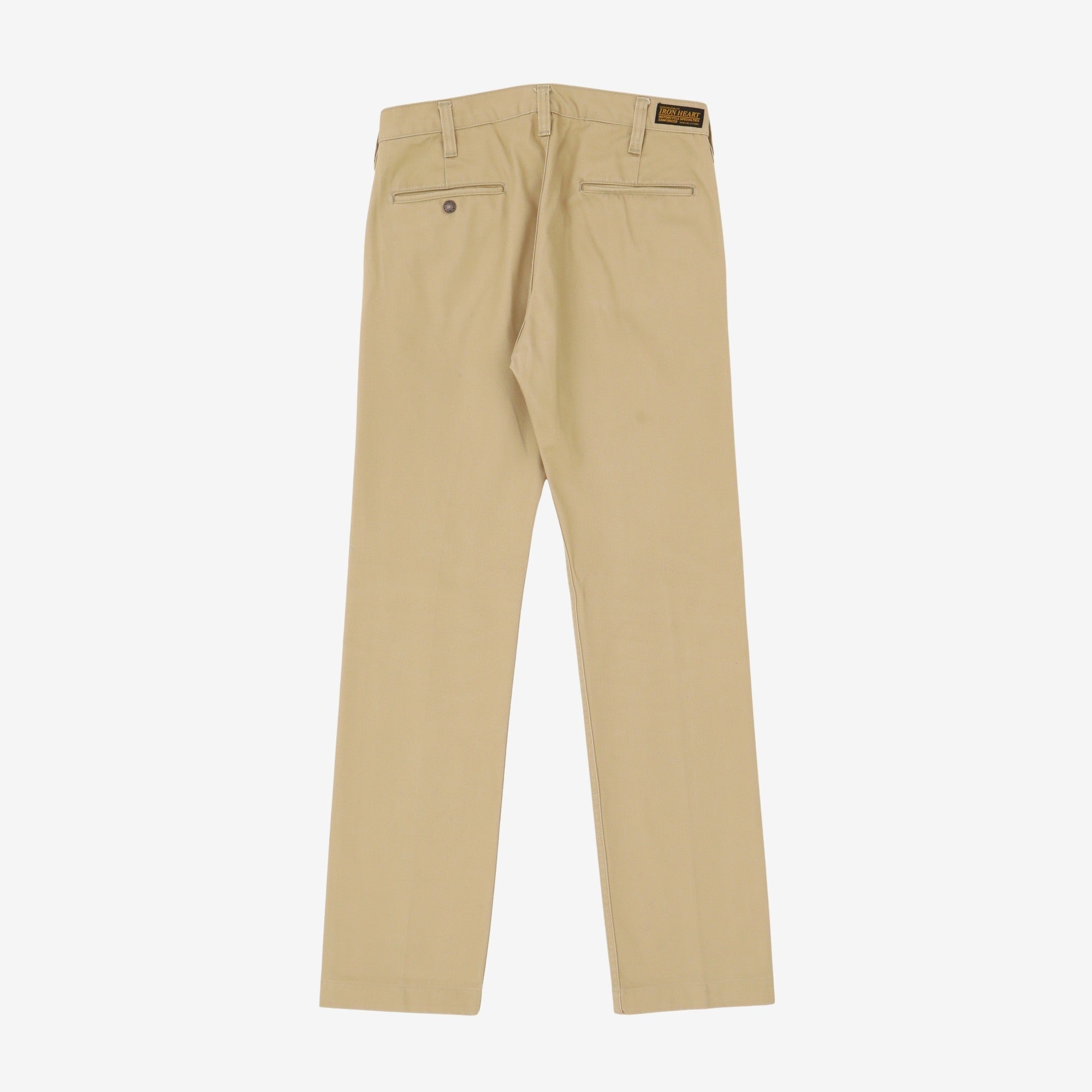 9oz Mercerised Selvedge Relaxed Taper Chinos (33W X 32.5L)