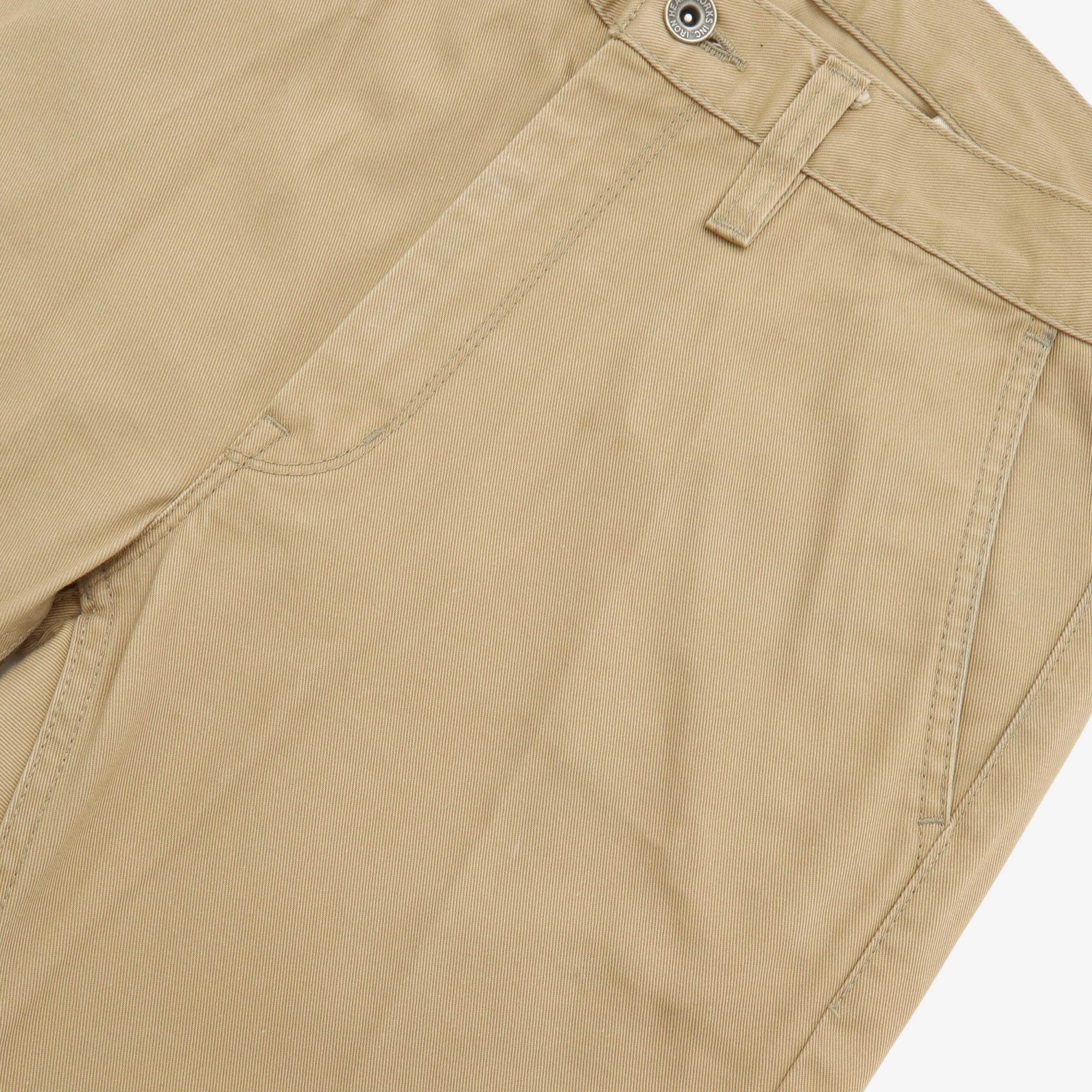 9oz Mercerised Selvedge Relaxed Taper Chinos (33W X 32.5L)