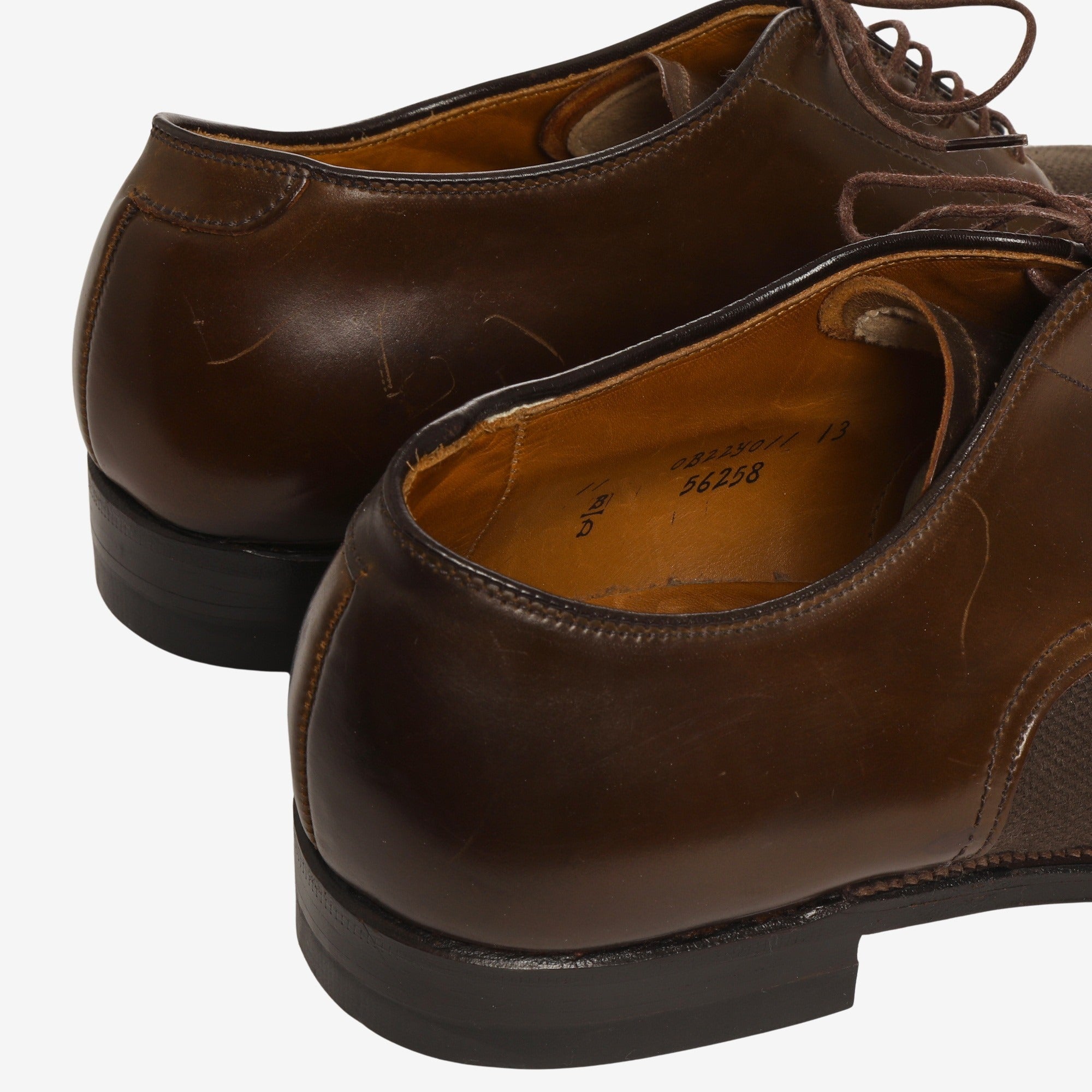 56258 Cordovan Cap Toe Derby (Anatomica)