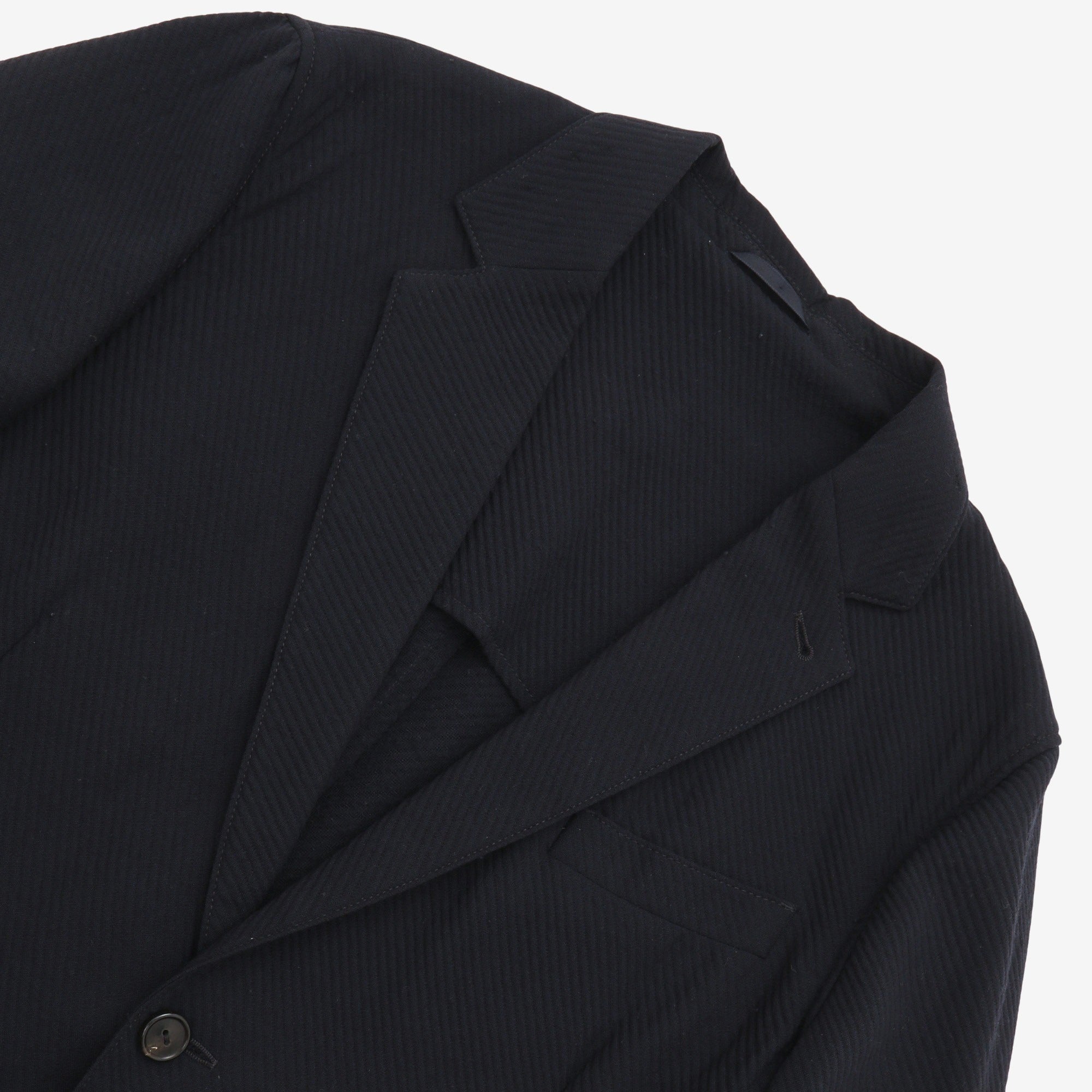 SFT Navy Wool Twill Blazer