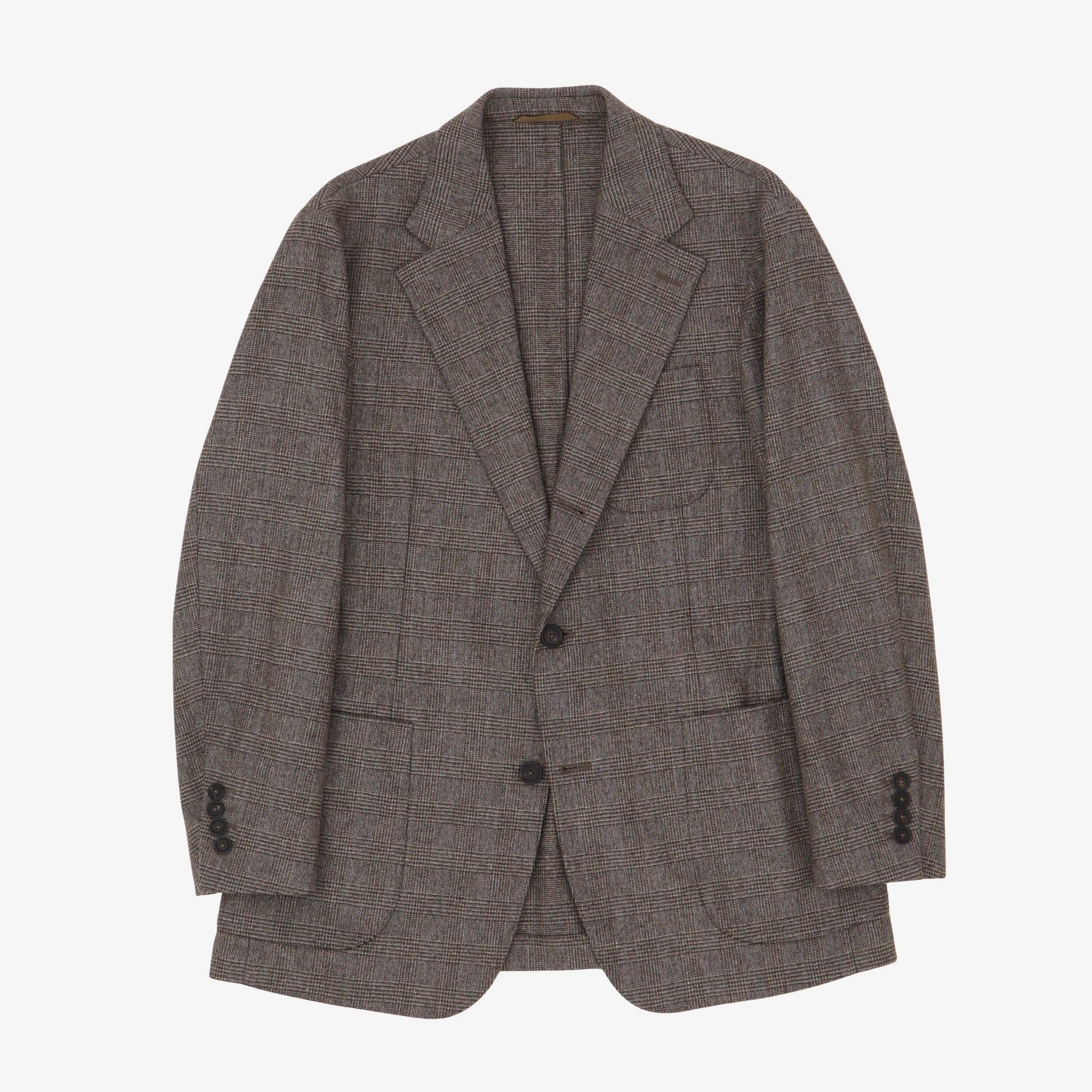 Glen Check Wool Blend Suit