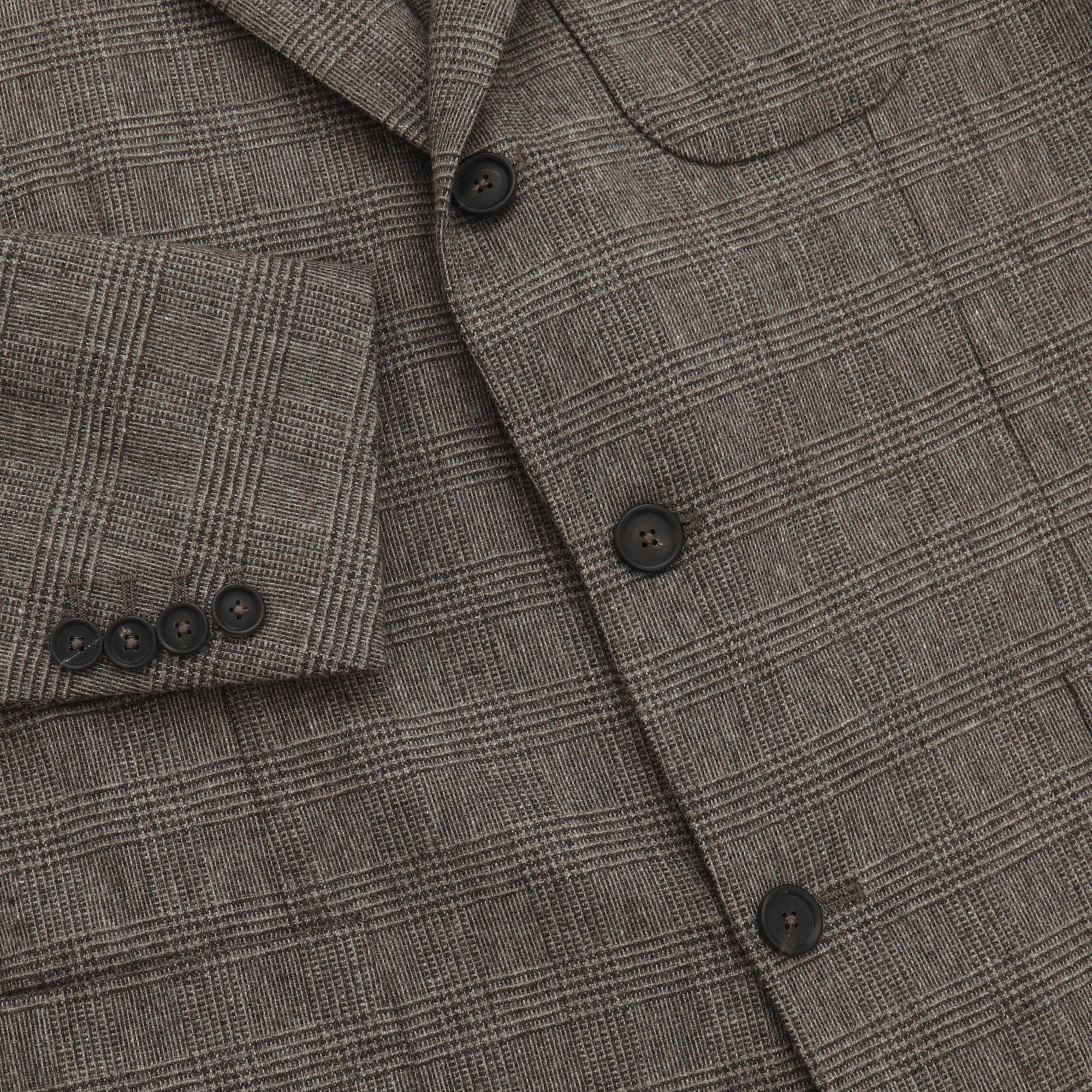 Glen Check Wool Blend Suit