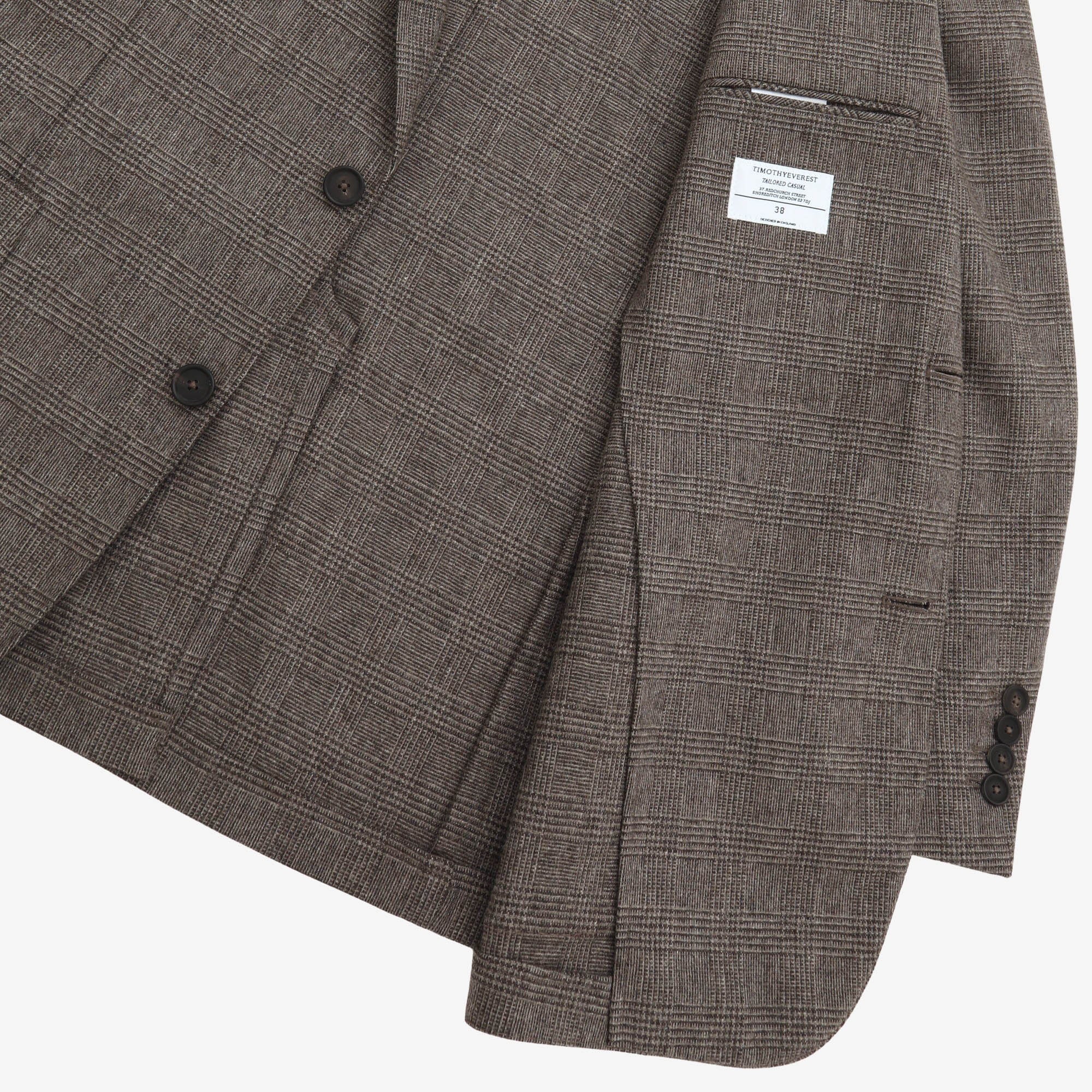 Glen Check Wool Blend Suit