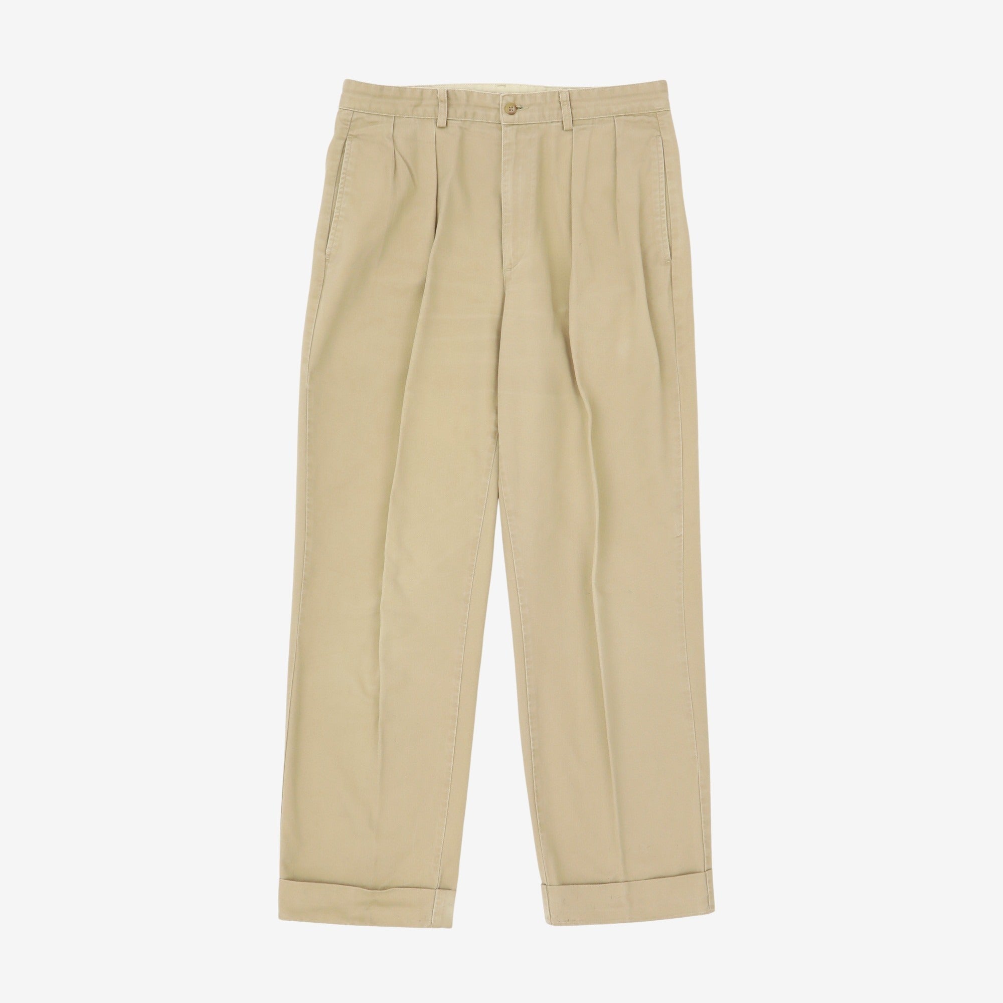 Vintage Double Pleated Trousers (33W X 30L)