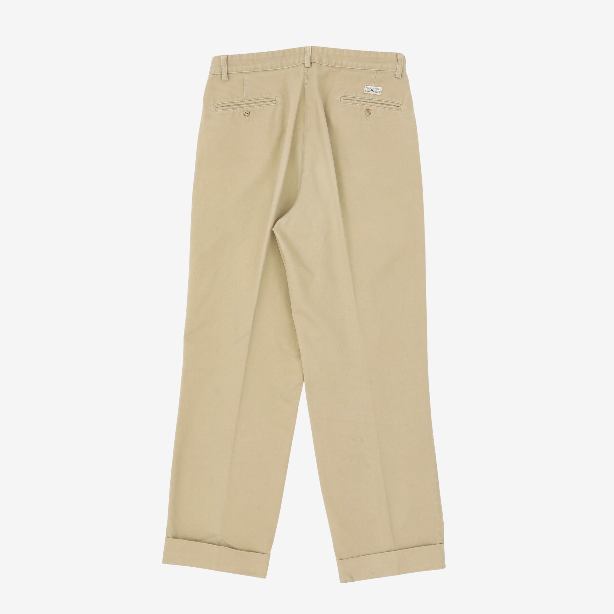 Vintage Double Pleated Trousers (33W X 30L)