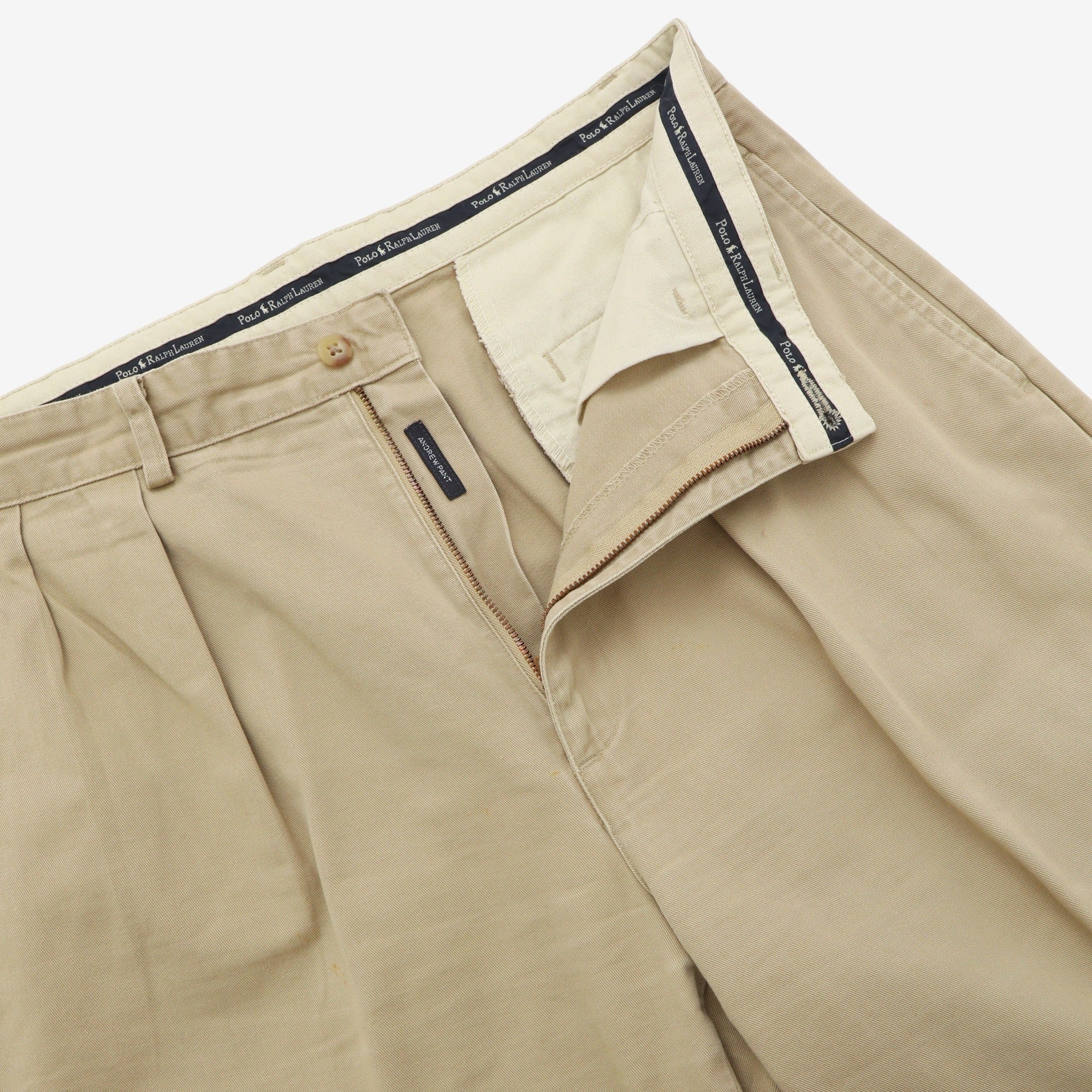 Vintage Double Pleated Trousers (33W X 30L)