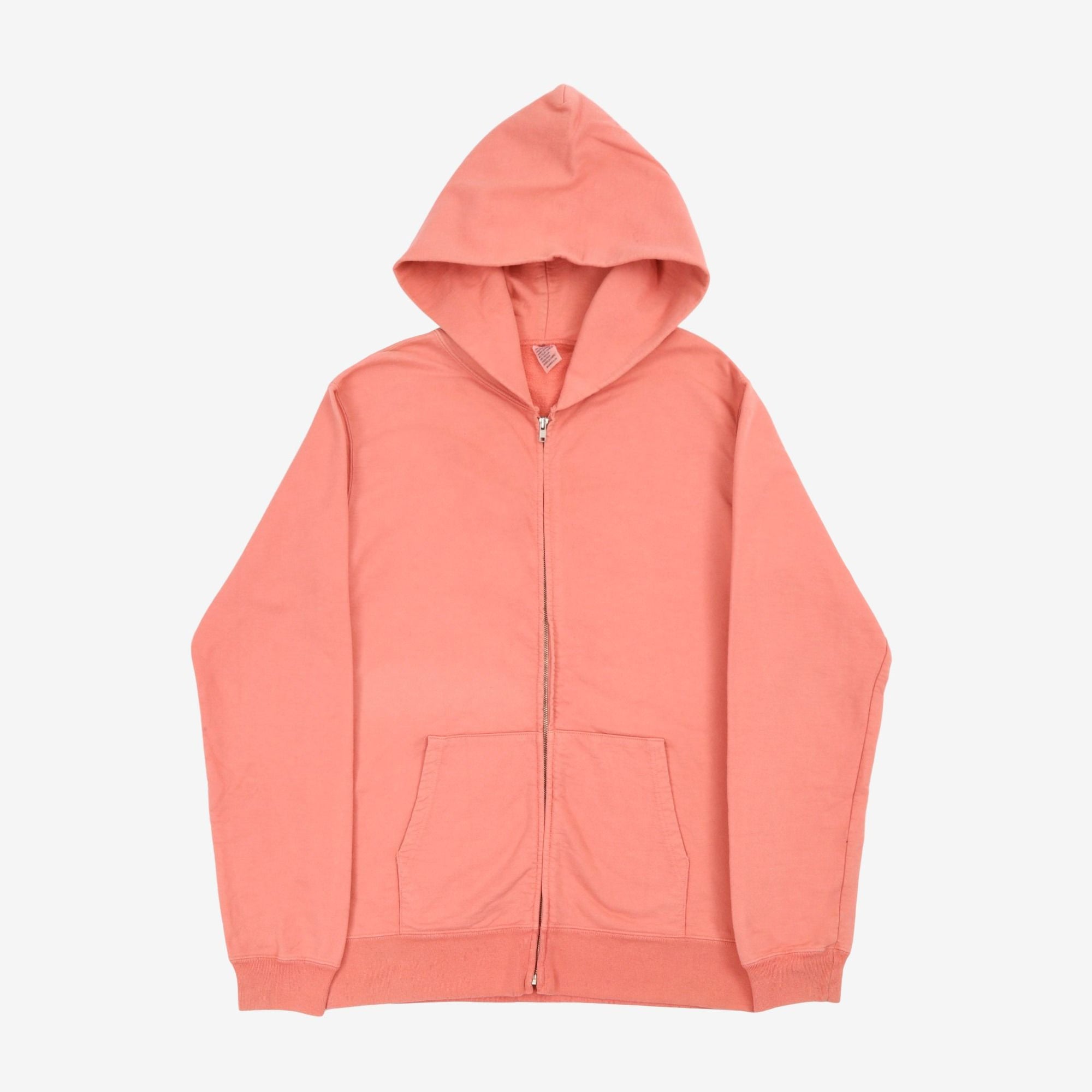 Zip-Up Cotton Hoodie