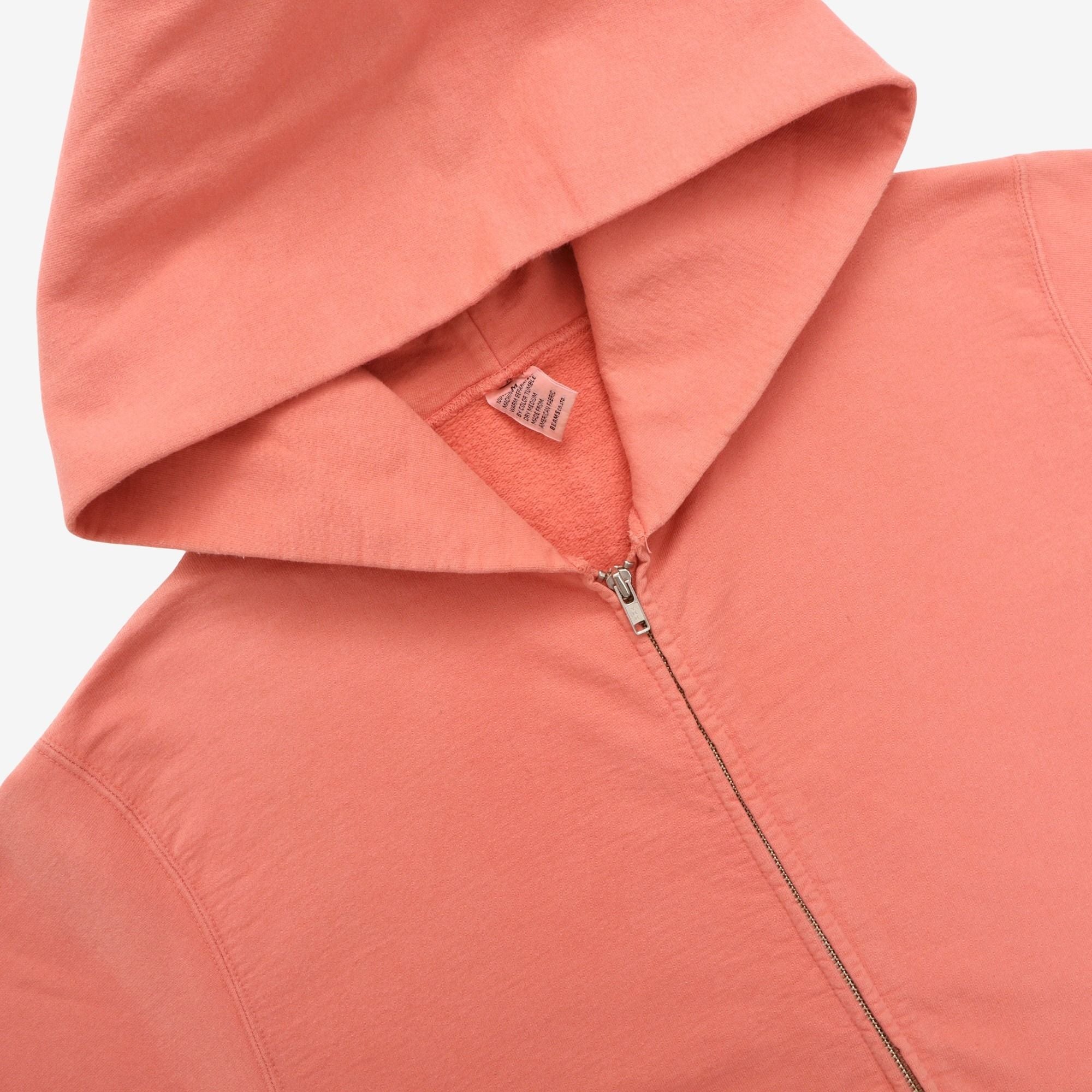 Zip-Up Cotton Hoodie