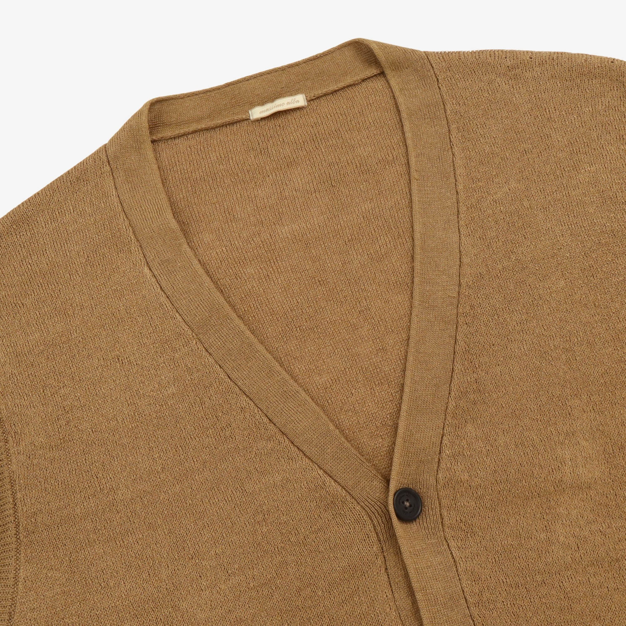 V-Neck Knitted Linen Vest