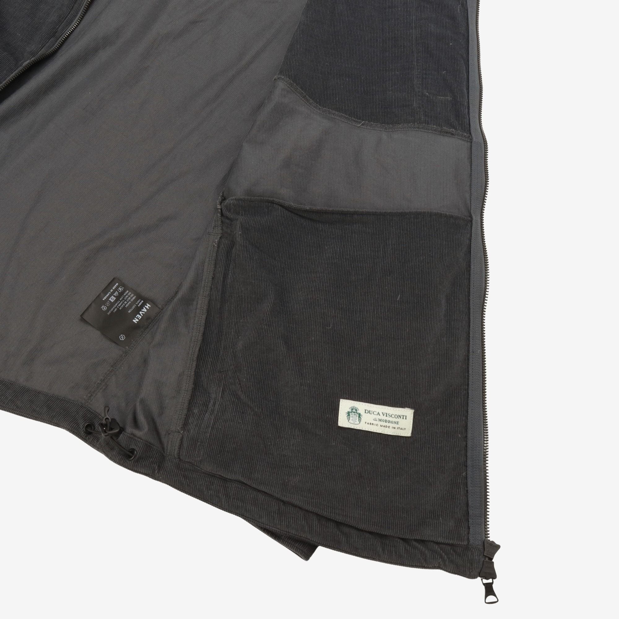 Corduroy Zip Up Jacket