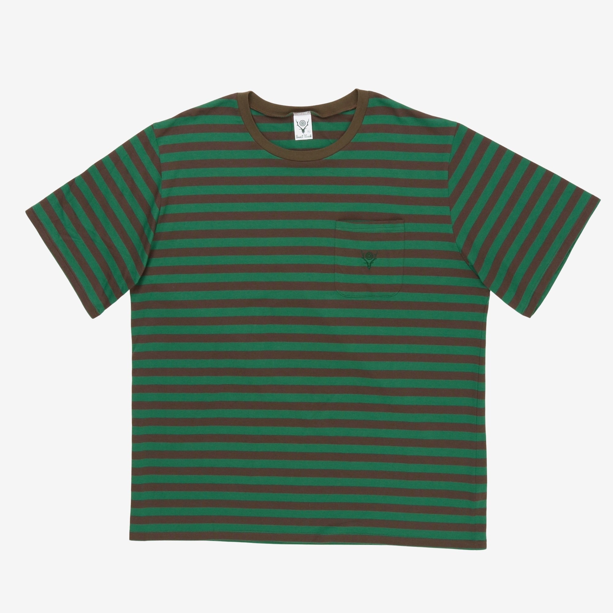 Round Stripe Pocket Tee