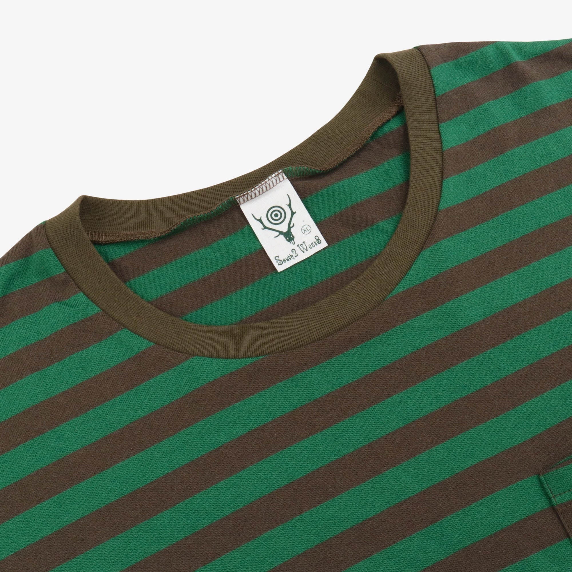 Round Stripe Pocket Tee