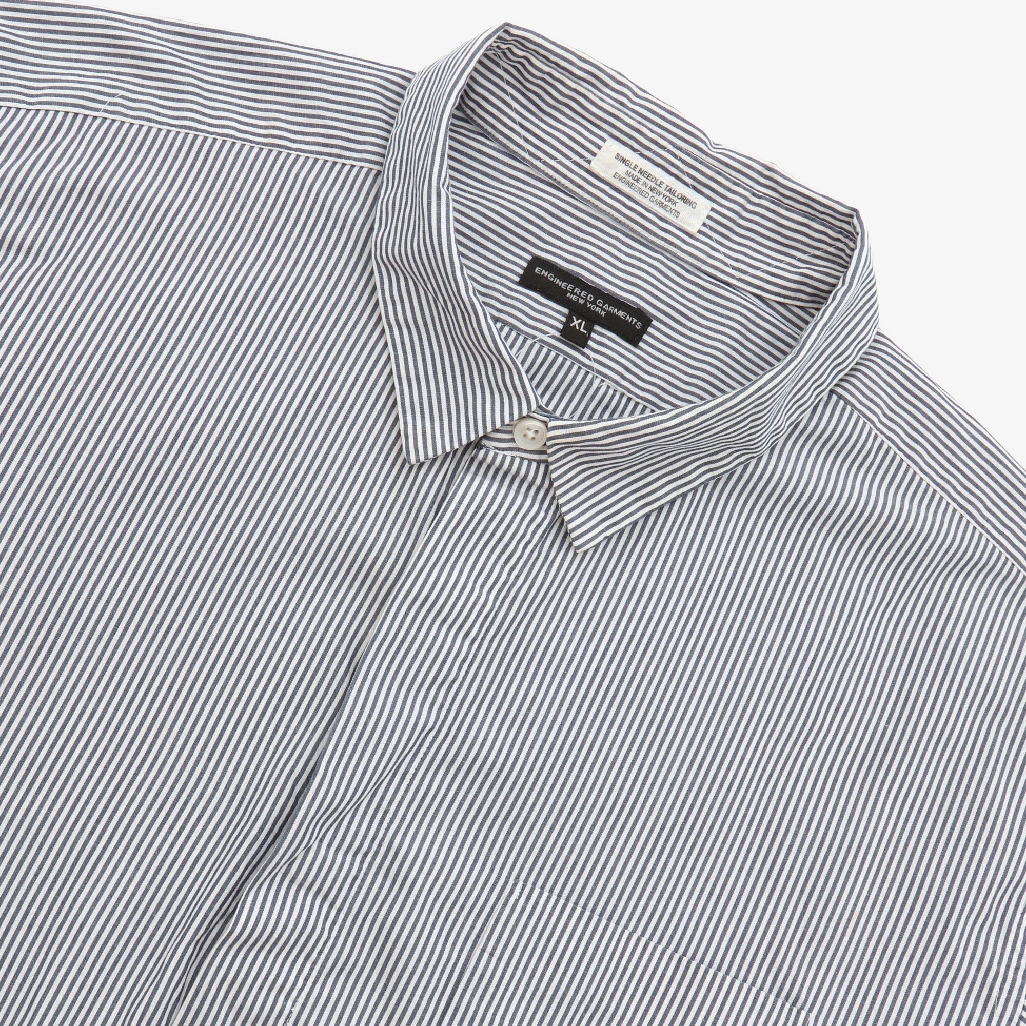 Bengal Stripe Hidden Button Shirt