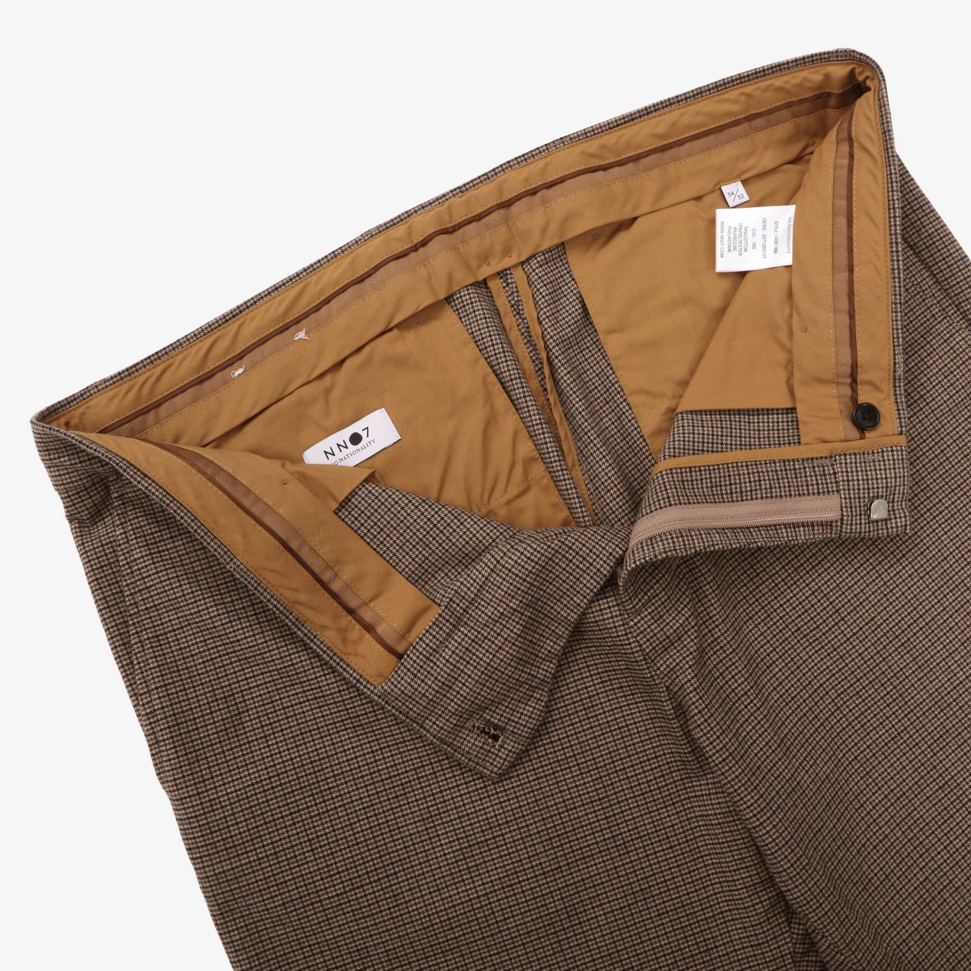 Cade 1269 Houndstooth Trousers (37W X 30.5L)