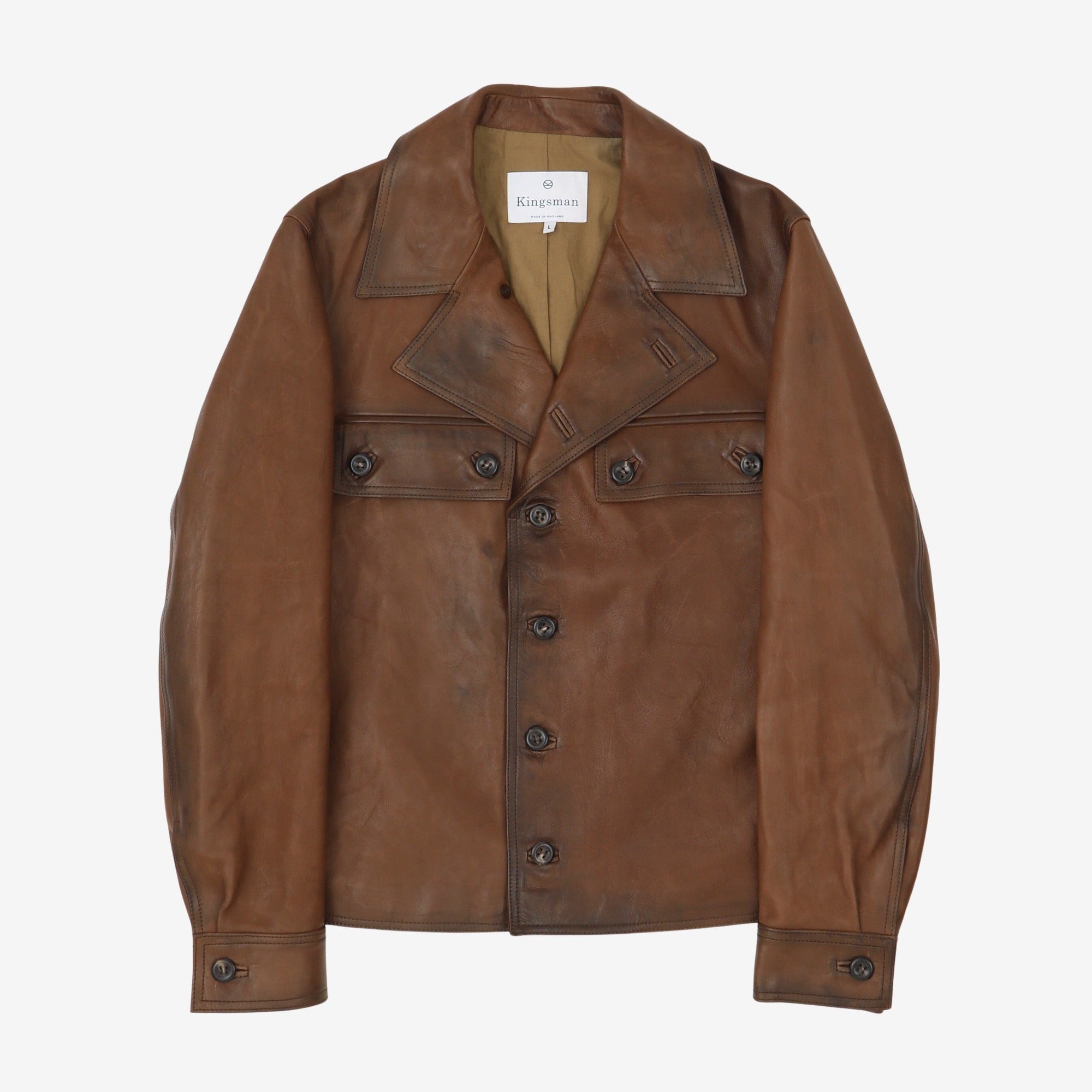 Burnished Leather Jacket