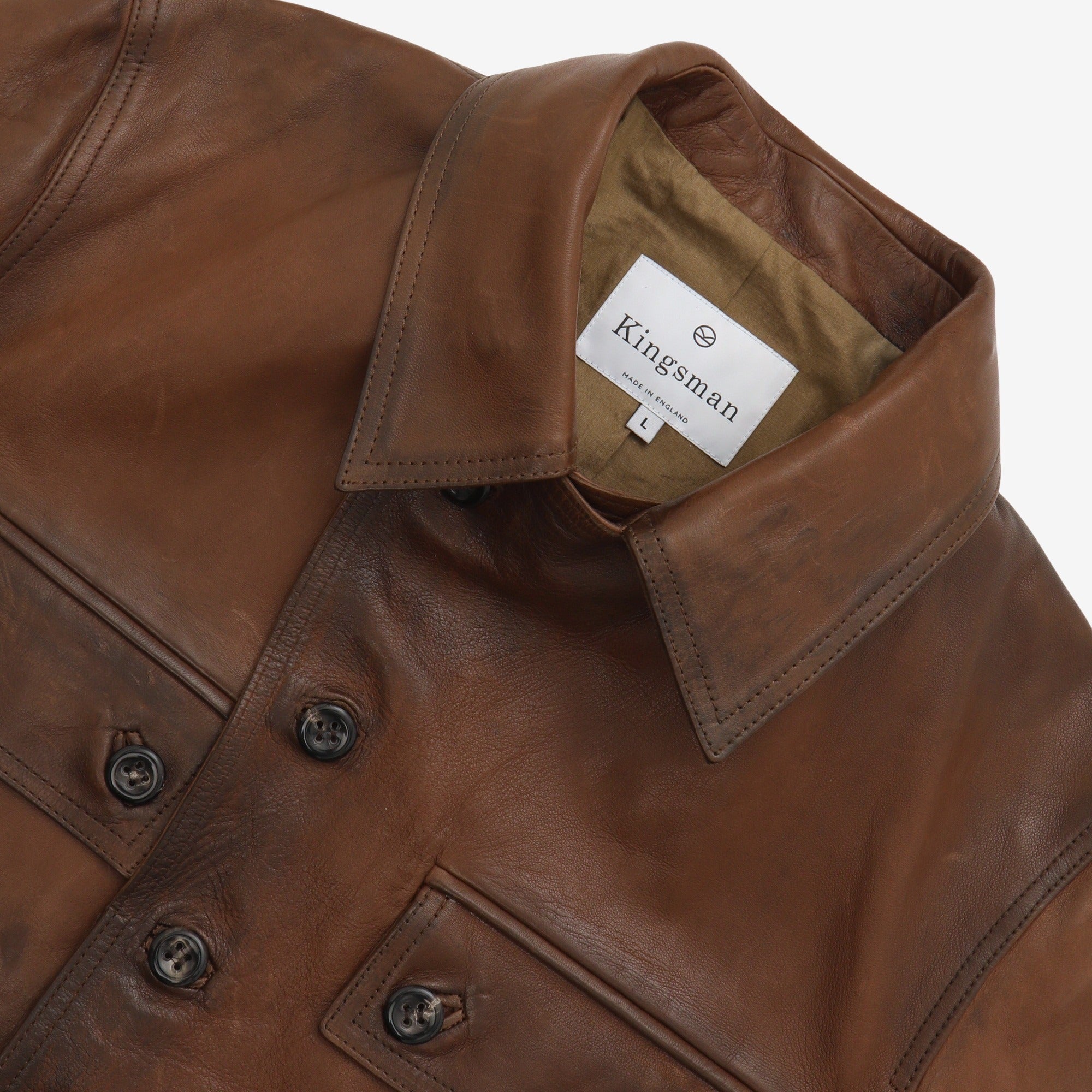 Burnished Leather Jacket