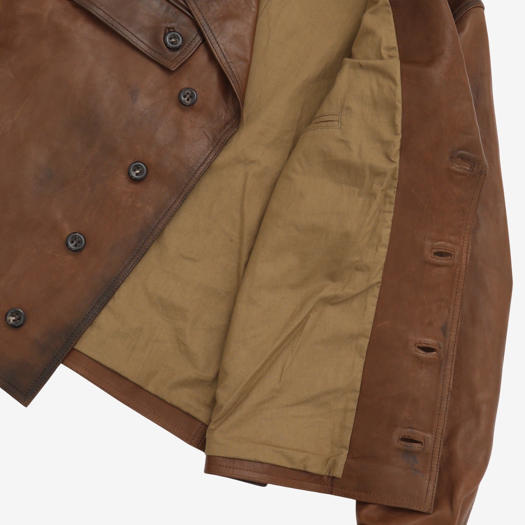 Burnished Leather Jacket