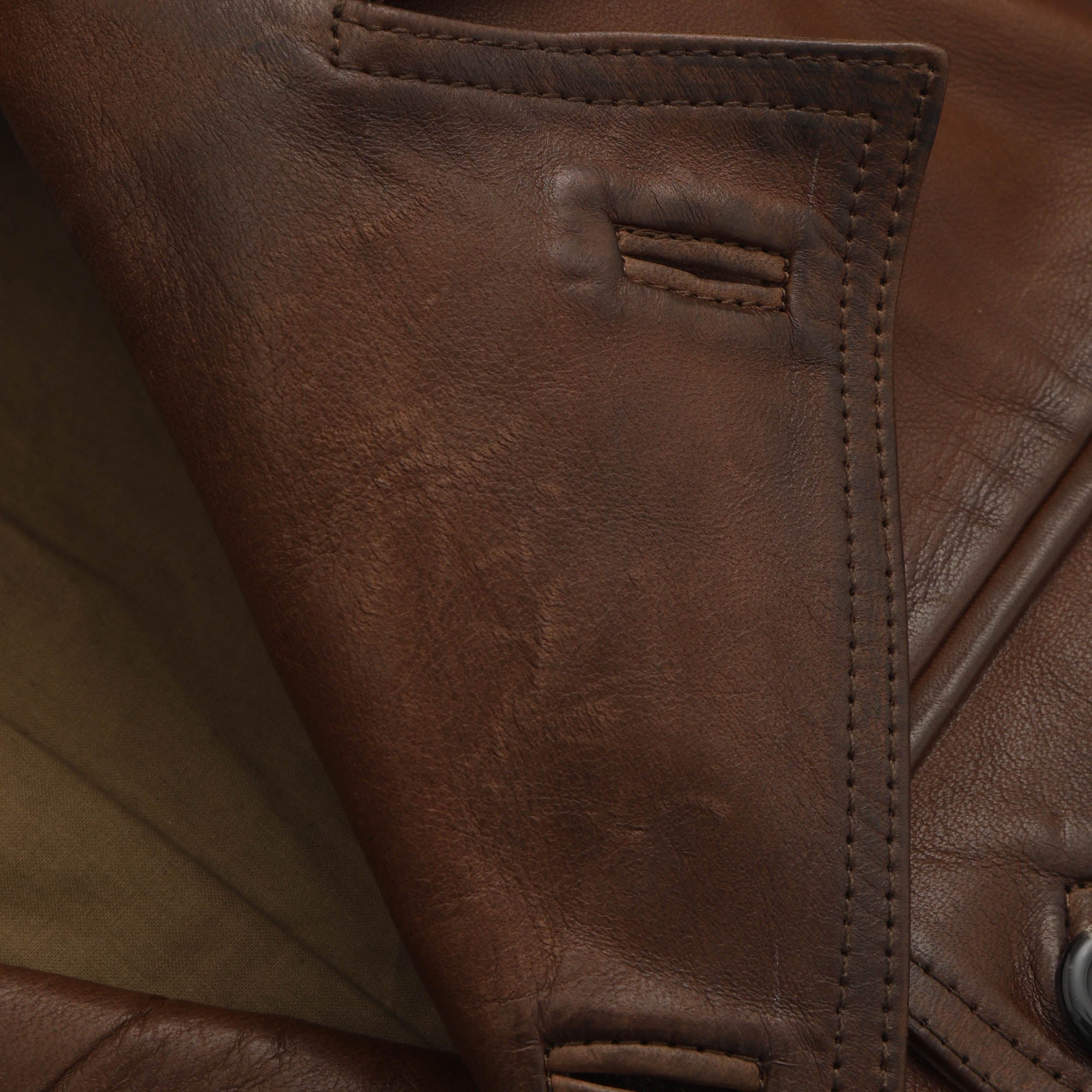 Burnished Leather Jacket