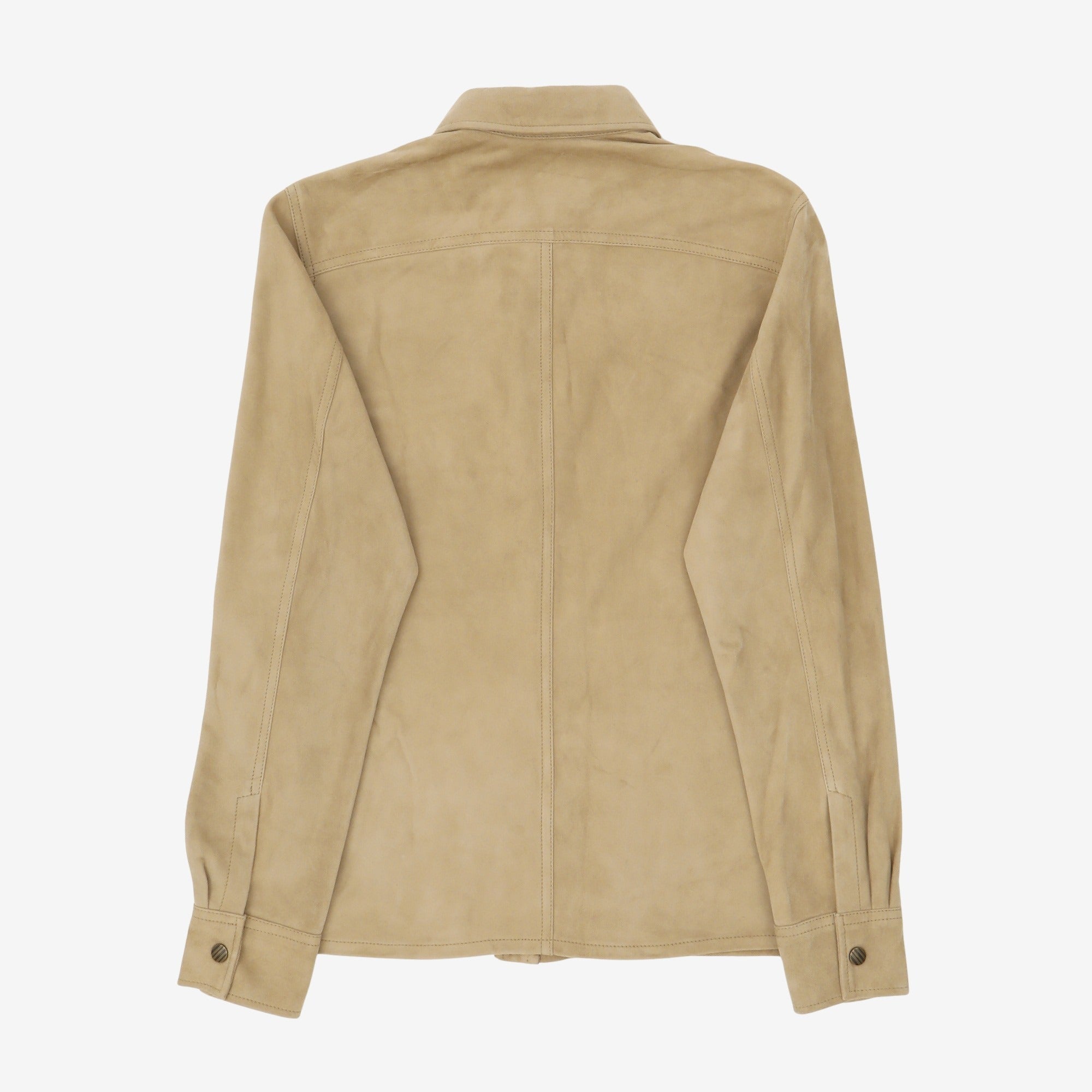 One Pocket Suede Shirt
