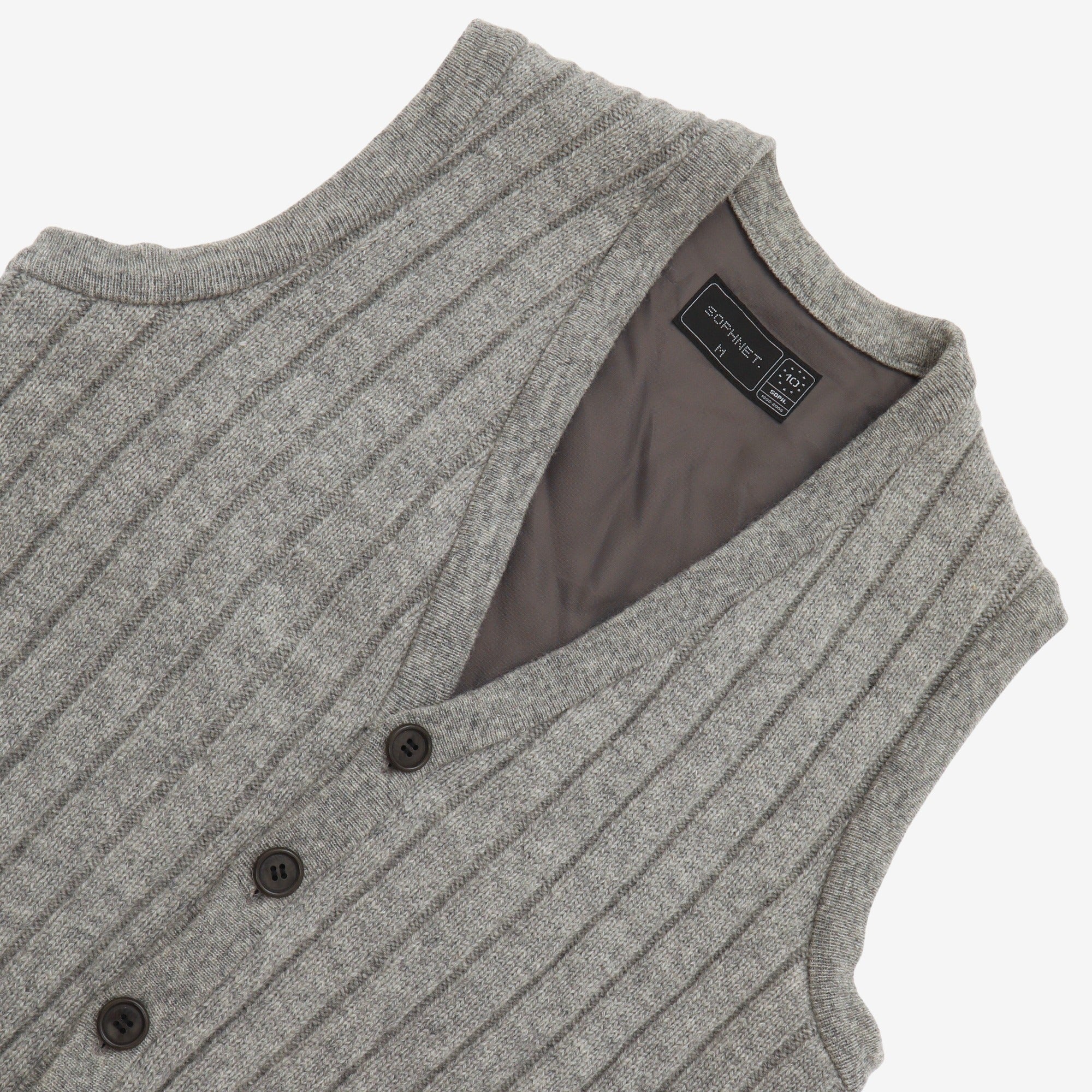 Knit Cardigan Waistcoat