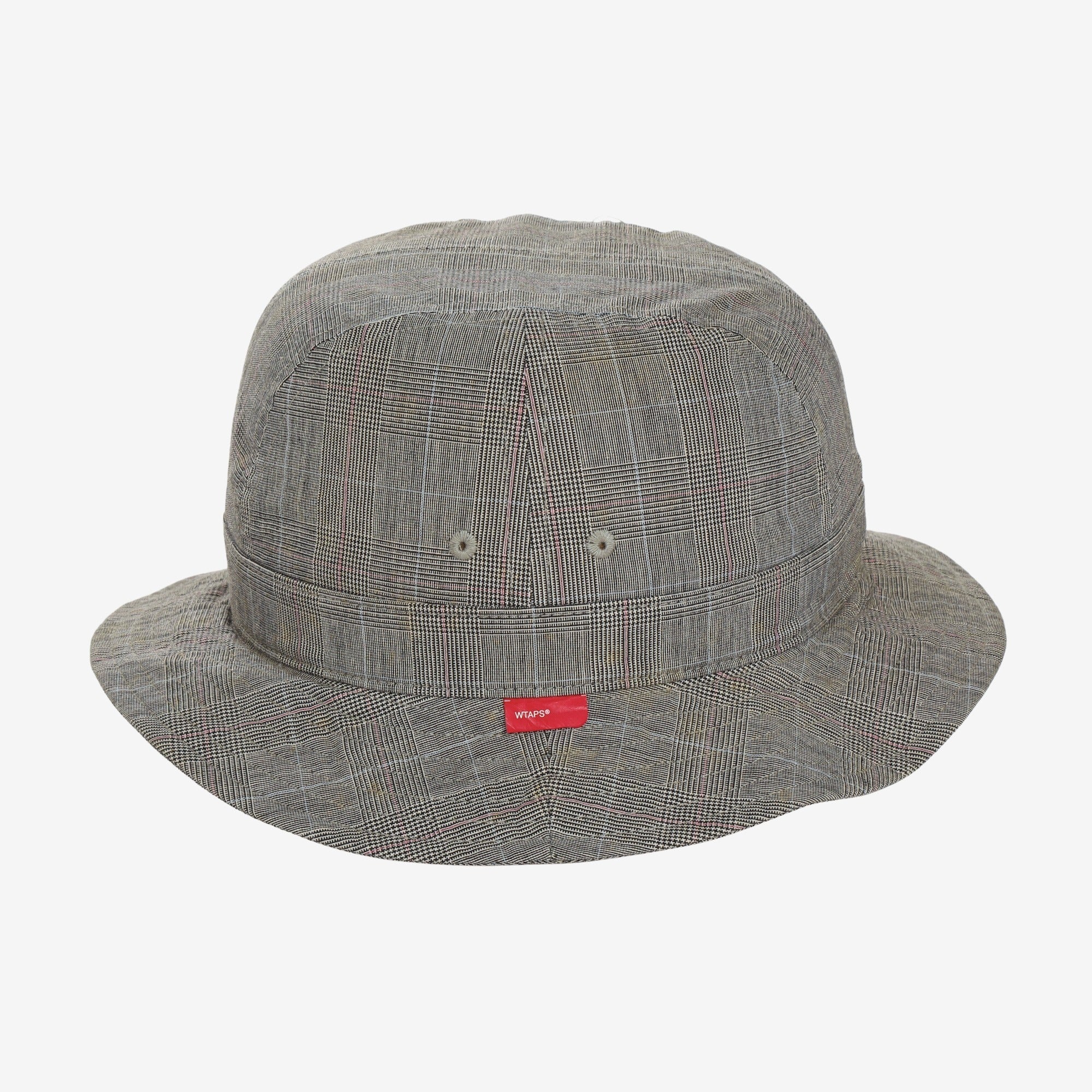 Plaid Patterned Bucket Hat