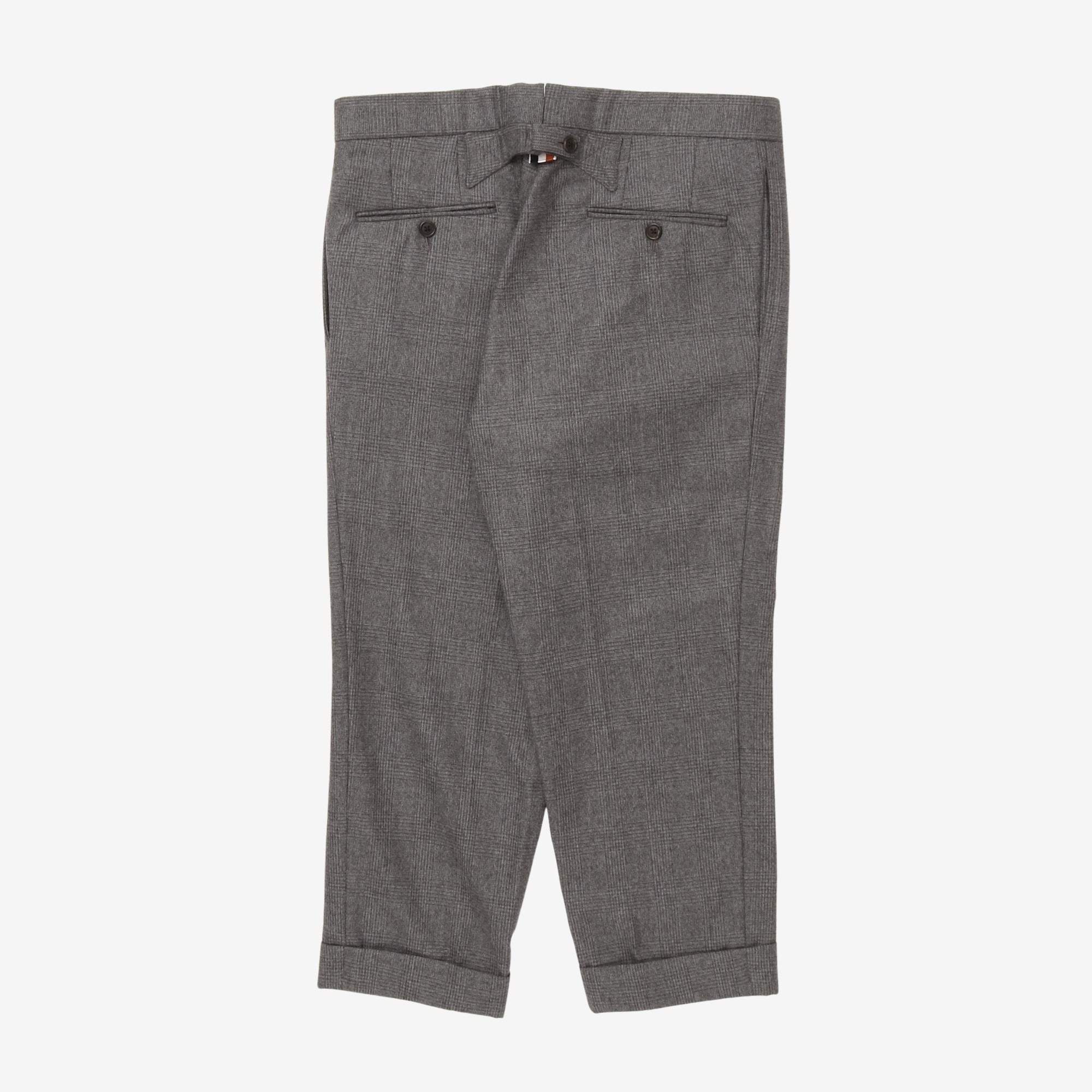 Glen Check Tailored Trousers (33W X 23L)