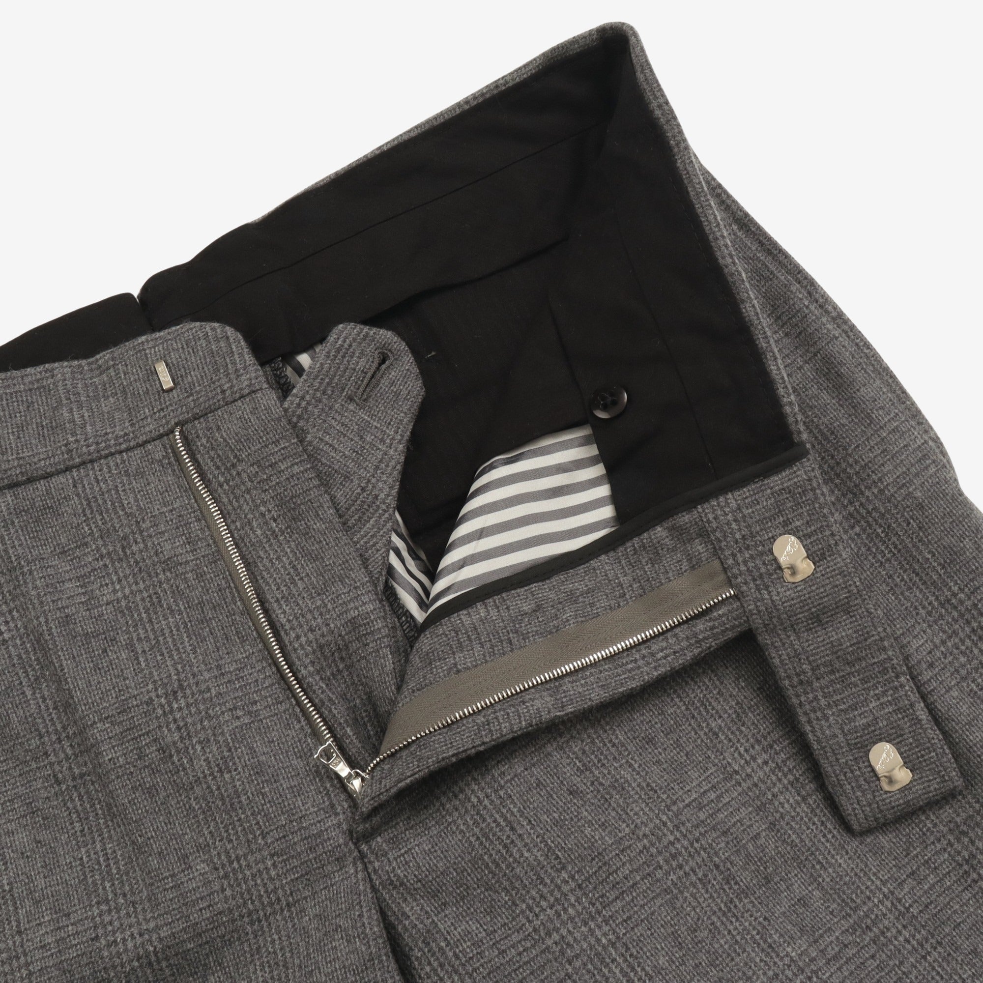 Glen Check Tailored Trousers (33W X 23L)