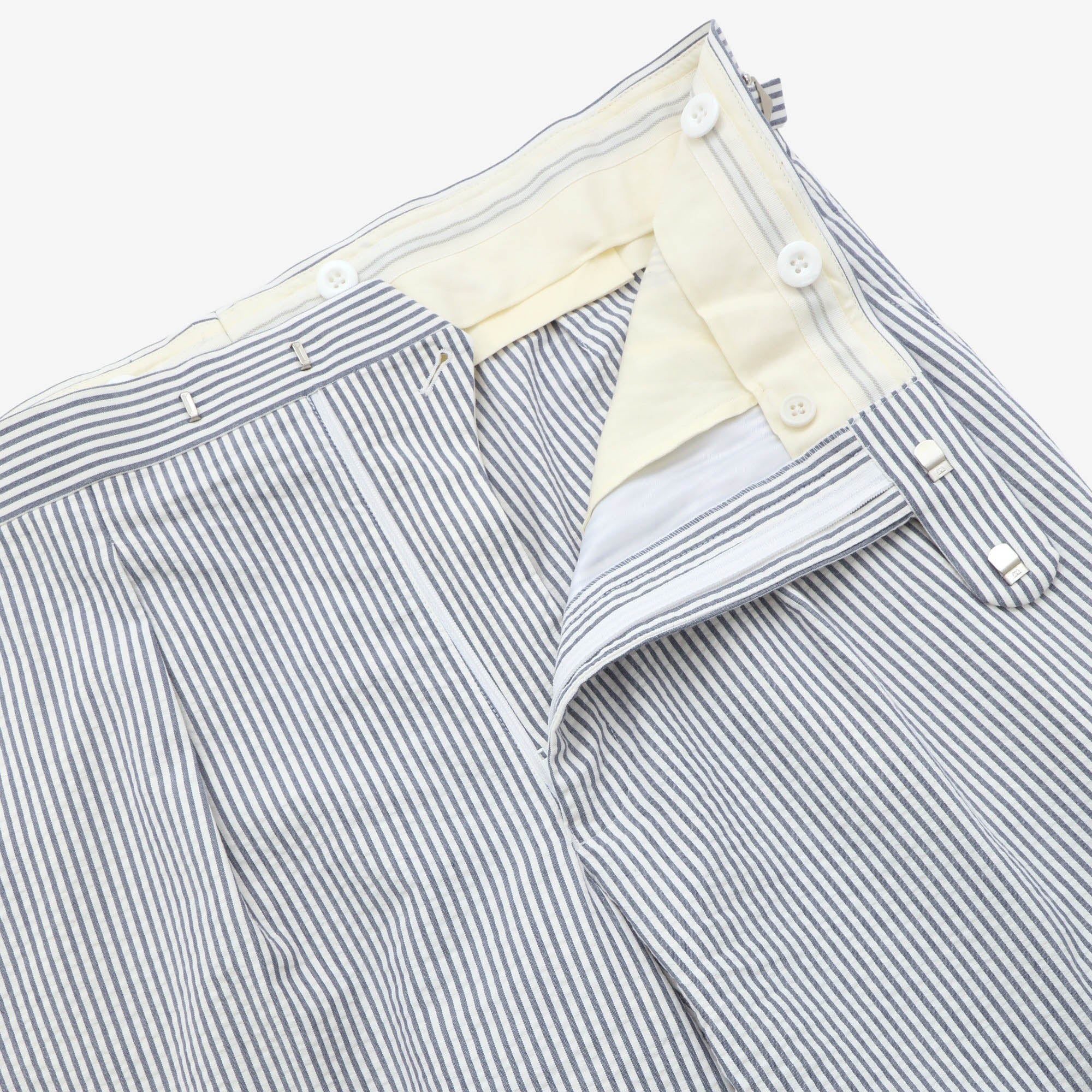 Bengal Stripe Seersucker Morning Trousers (36W X 31L)
