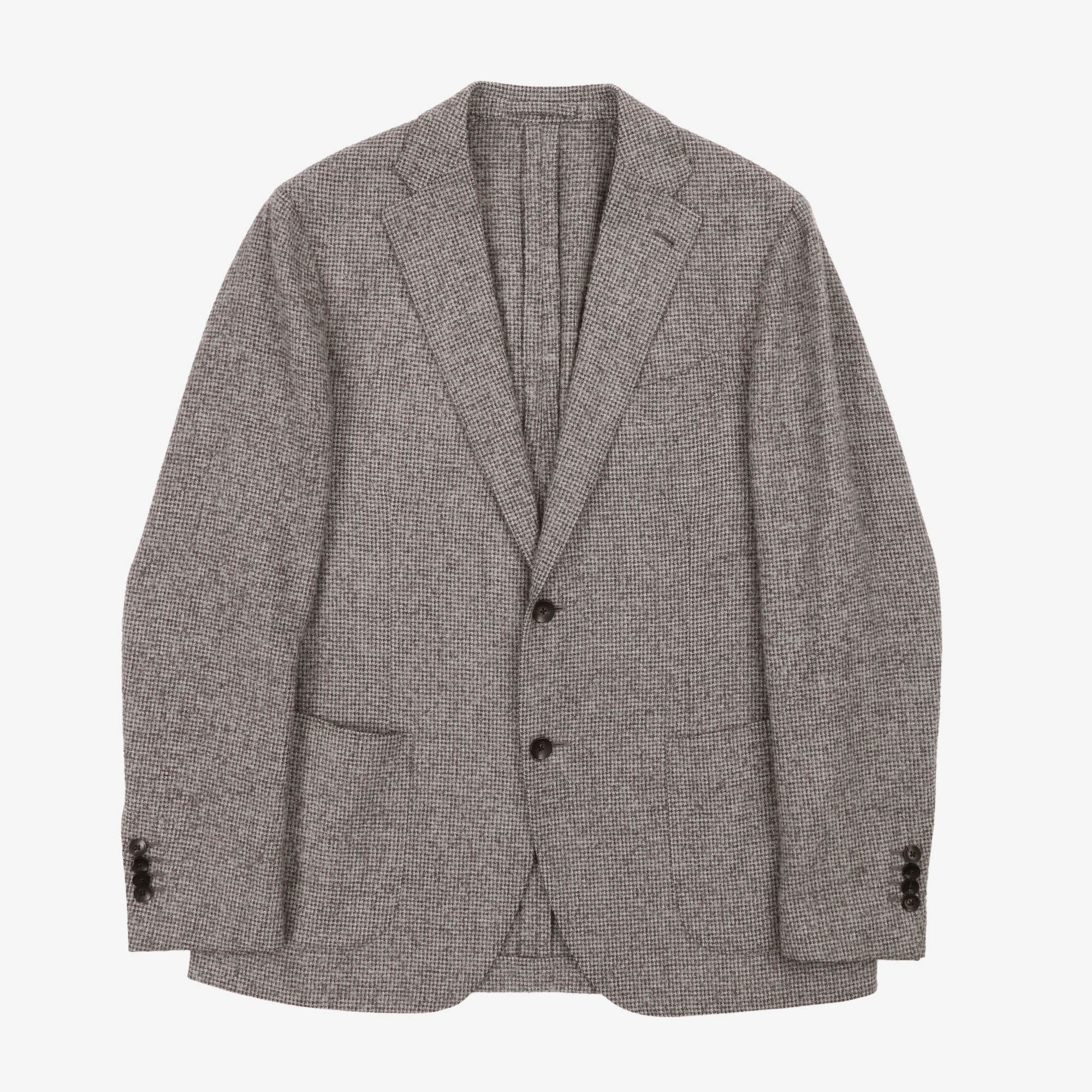Alpaca Blend Tweed Blazer
