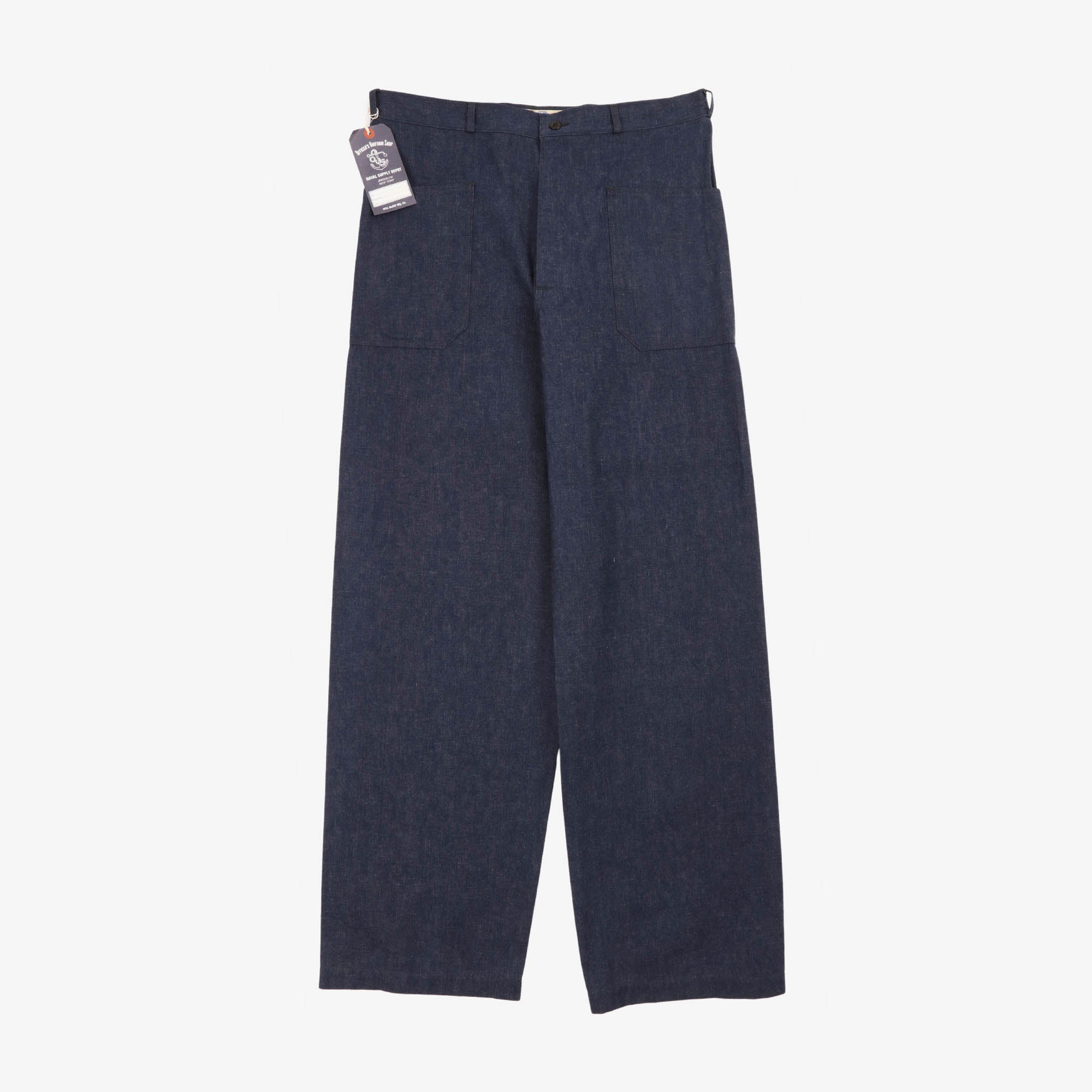 US Navy Denim Dungaree Trousers (36W X 36L)