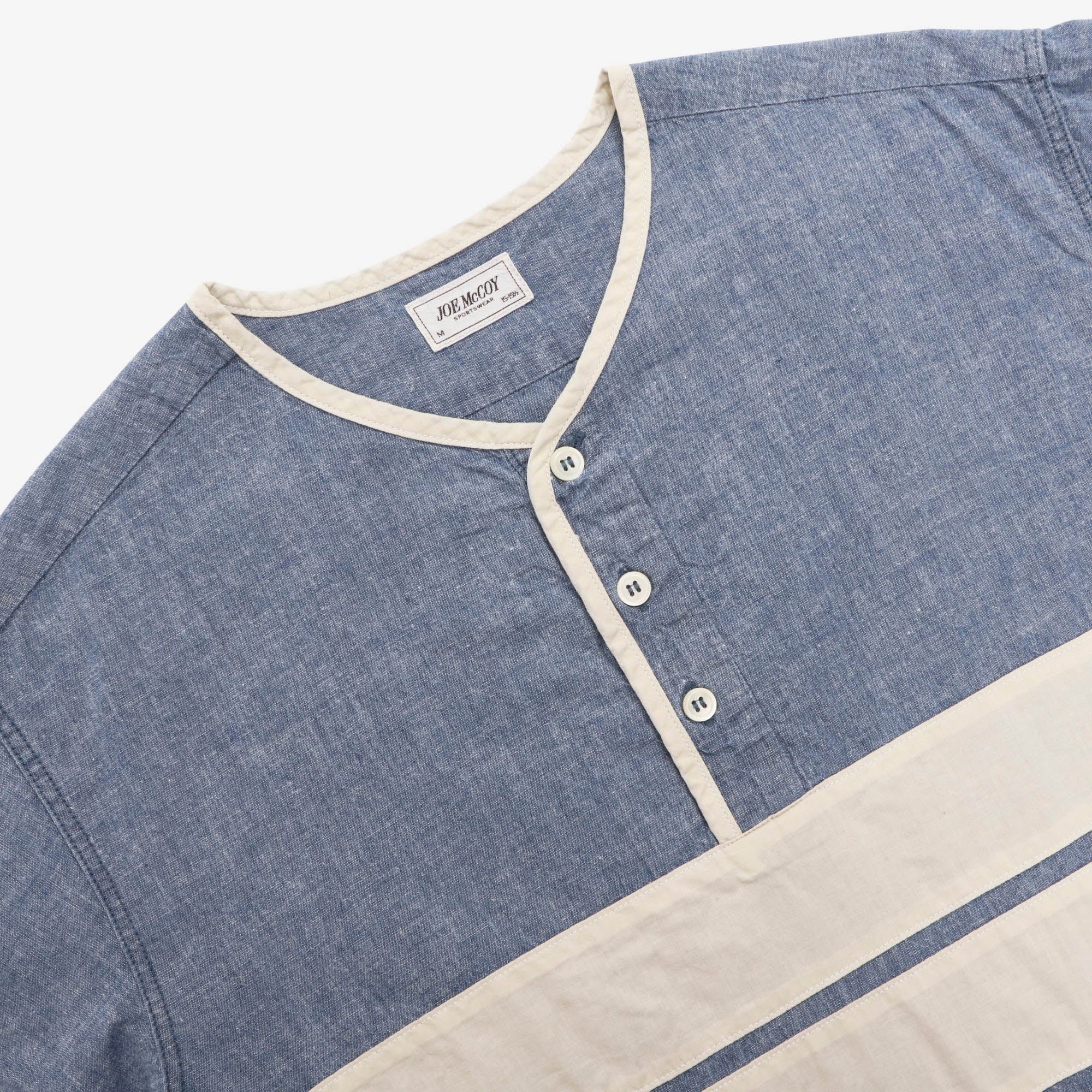 Chambray PO Stripe Summer Shirt